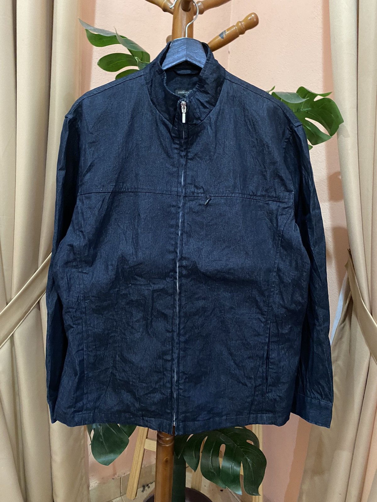 Japanese Brand Vintage D’HOMME A HOMME Stretch Denim Jacket - Men’s Stylish Size US L / EU 52-54 / 3 - 1 Thumbnail