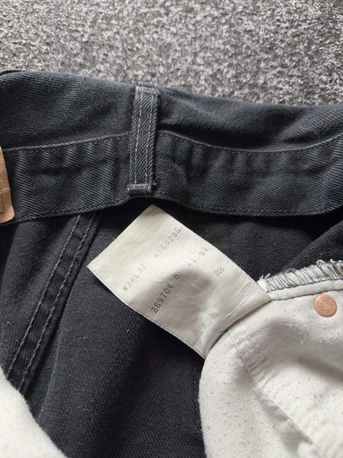 Vintage Vintage 90s Custom Chrome Hearts Style Cross Denim Jeans Size US 33 - 12 Thumbnail
