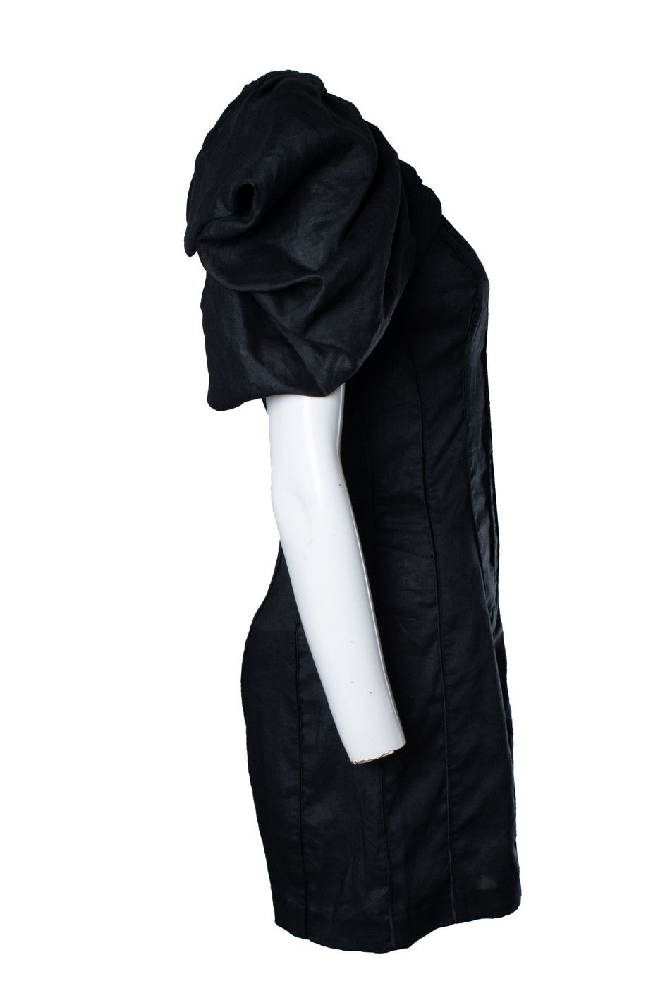 Eighth Avenue Avenue 8, Playsuit in black with ruffled shoulders Size 28" / US 6 / IT 42 - 4 Thumbnail