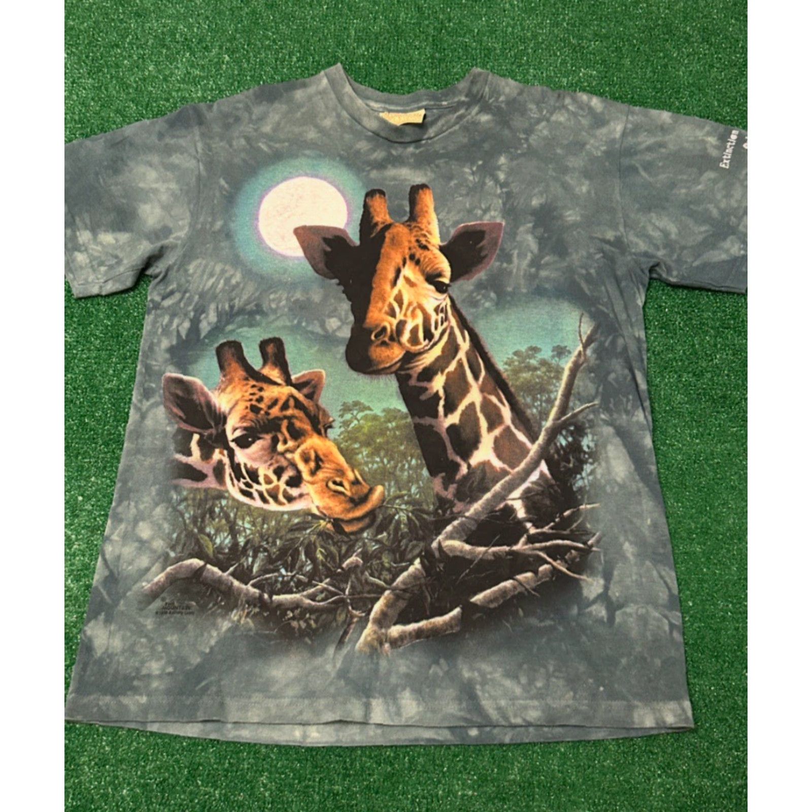 Vintage VINTAGE 90s Giraffe Nature Animals The Mountain Orlando 1999 VTG Shirt Mens M Size US M / EU 48-50 / 2 - 4 Thumbnail