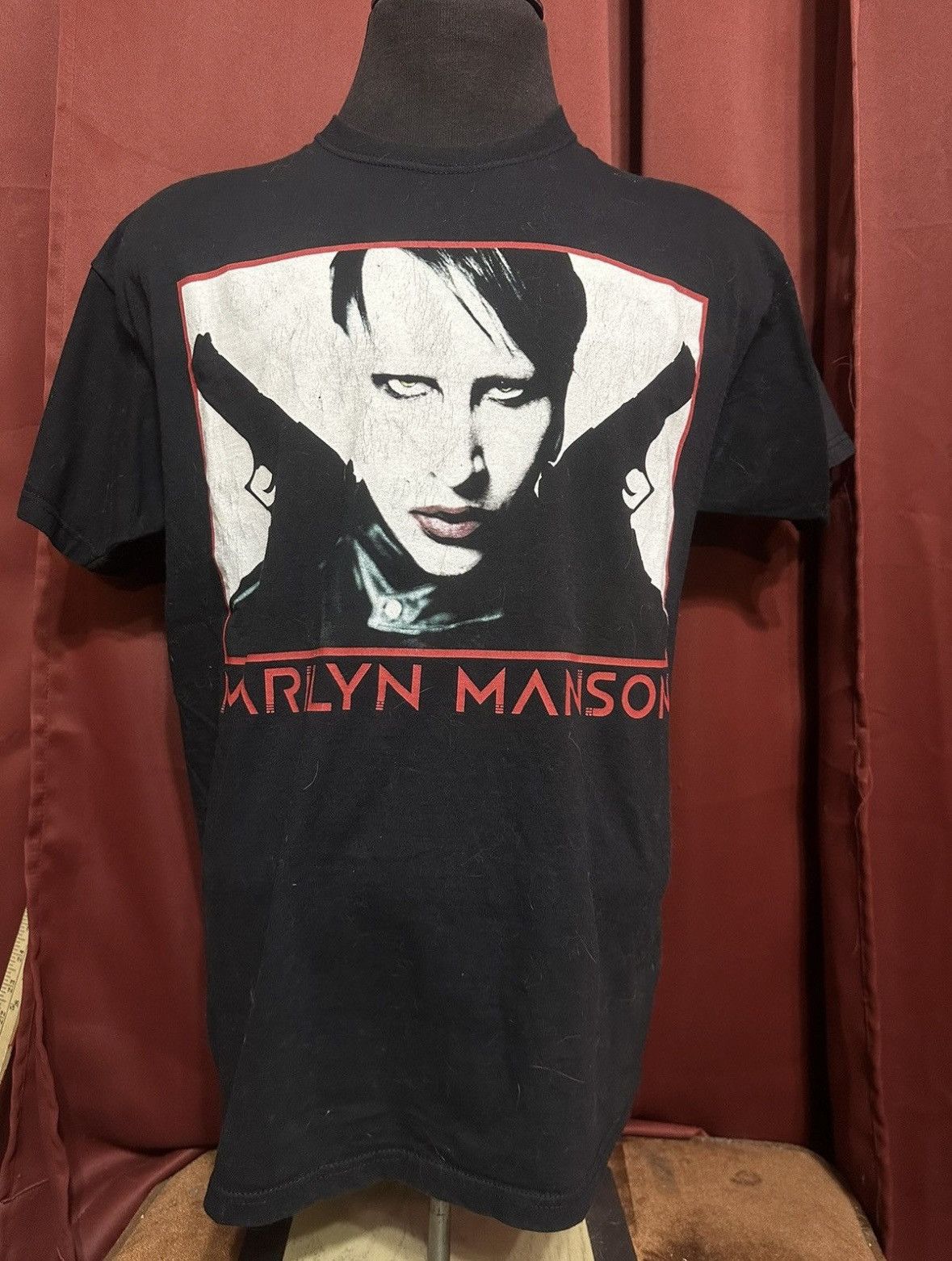 Marilyn Manson Marilyn Manson Tshirt Y2K Born Villain Metal Band Tee Grail Size US XL / EU 56 / 4 - 1 Thumbnail