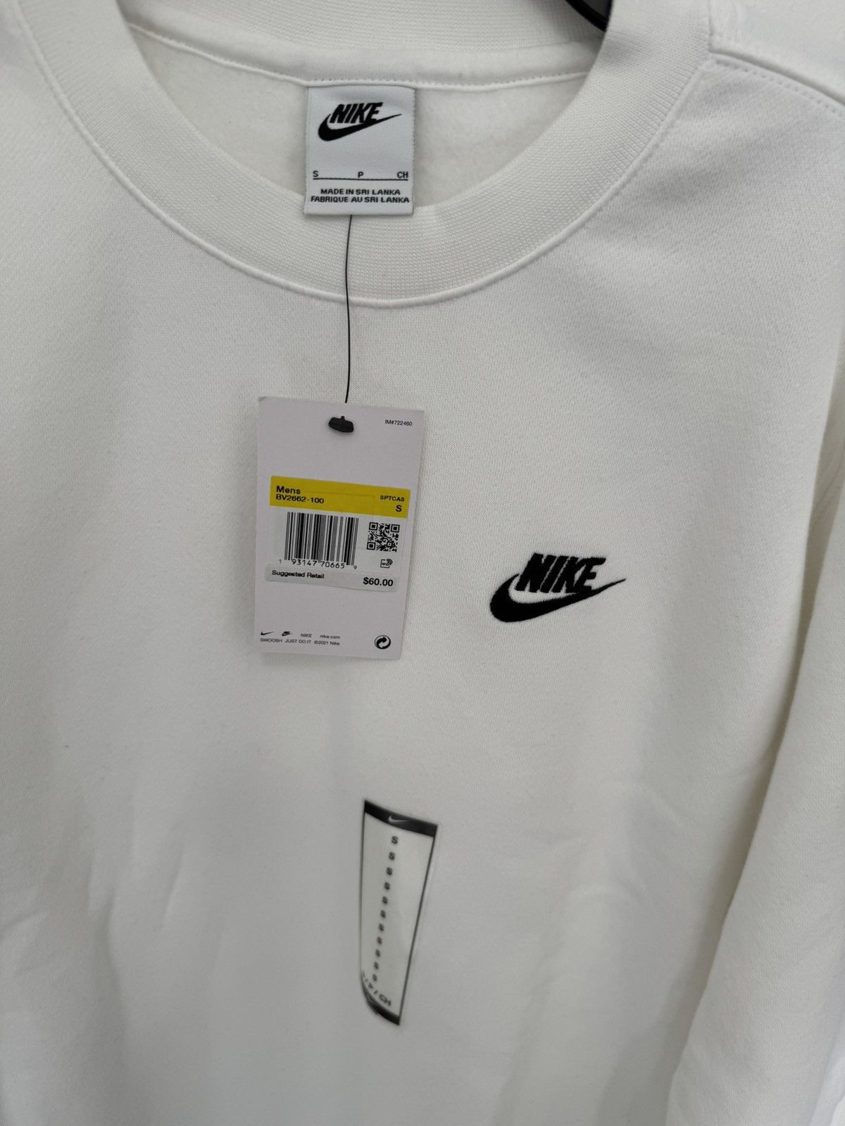 Nike Nike Men's Club Fleece Crewneck Size US S / EU 44-46 / 1 - 5 Thumbnail