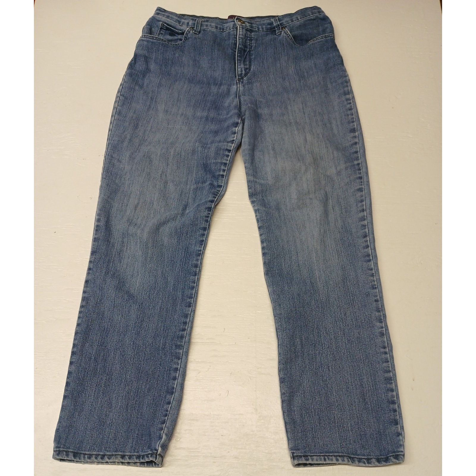 Gloria Vanderbilt Gloria Vanderbilt (12) Straight Relaxed fit Light Blue Jeans Size 34" / US 12 / IT 48 - 2 Thumbnail
