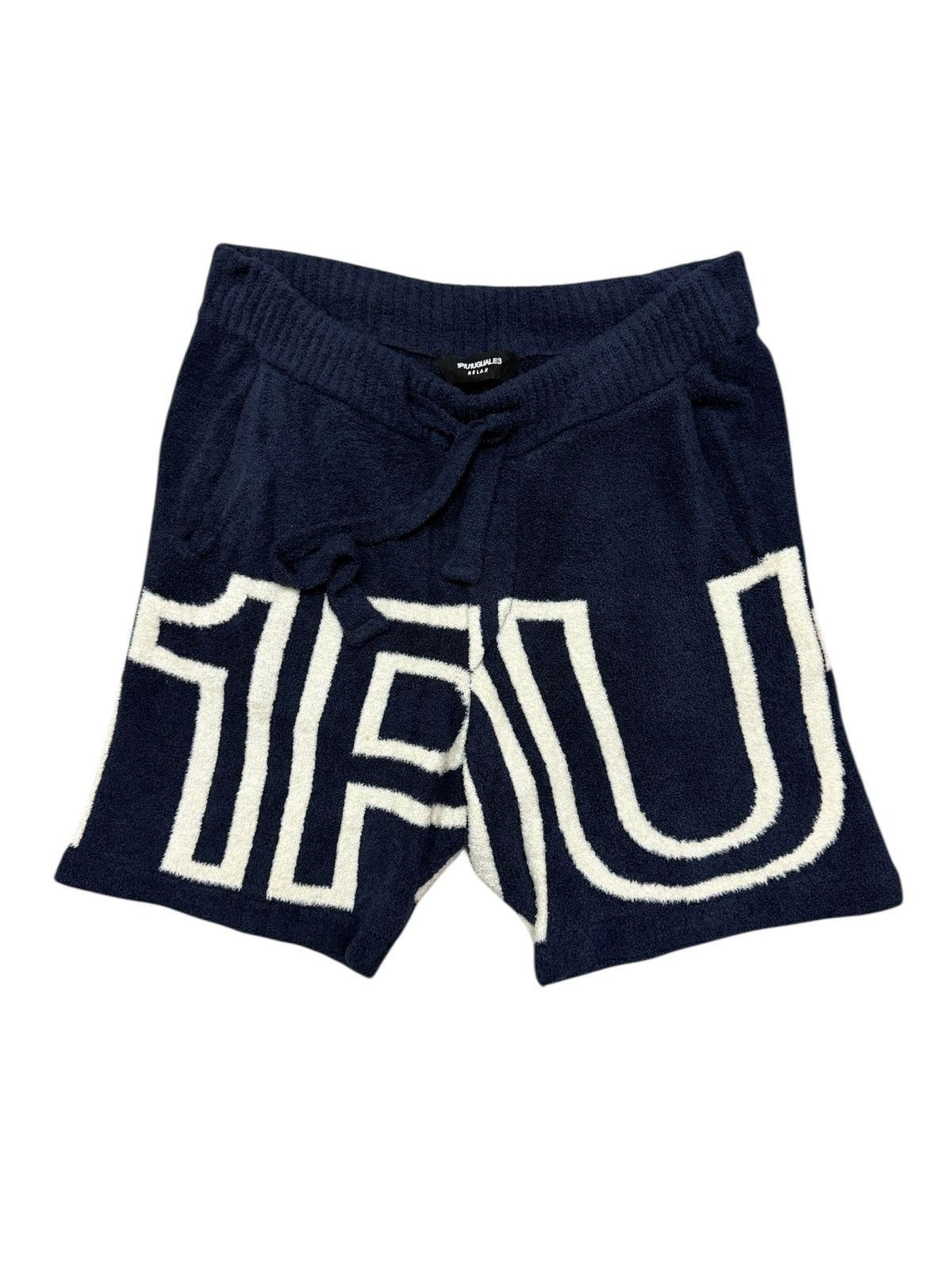 Japanese Brand 1PIU1UGUALE3 relax full print fleece short pants Size US 29 - 1 Thumbnail