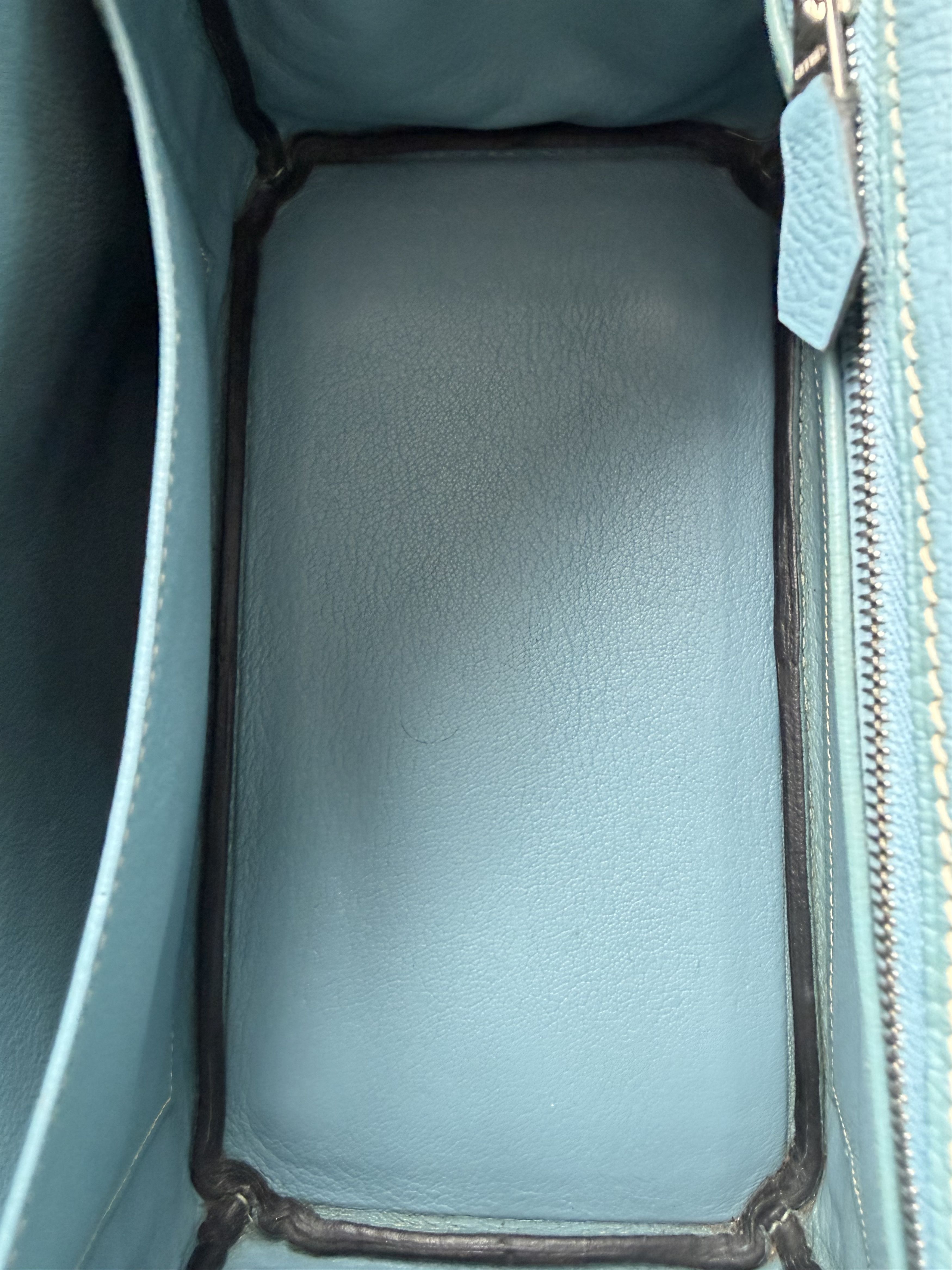 Hermes Hermes Blue Jean Epsom & Palladium Hardware Birkin 25 Size ONE SIZE - 6 Thumbnail