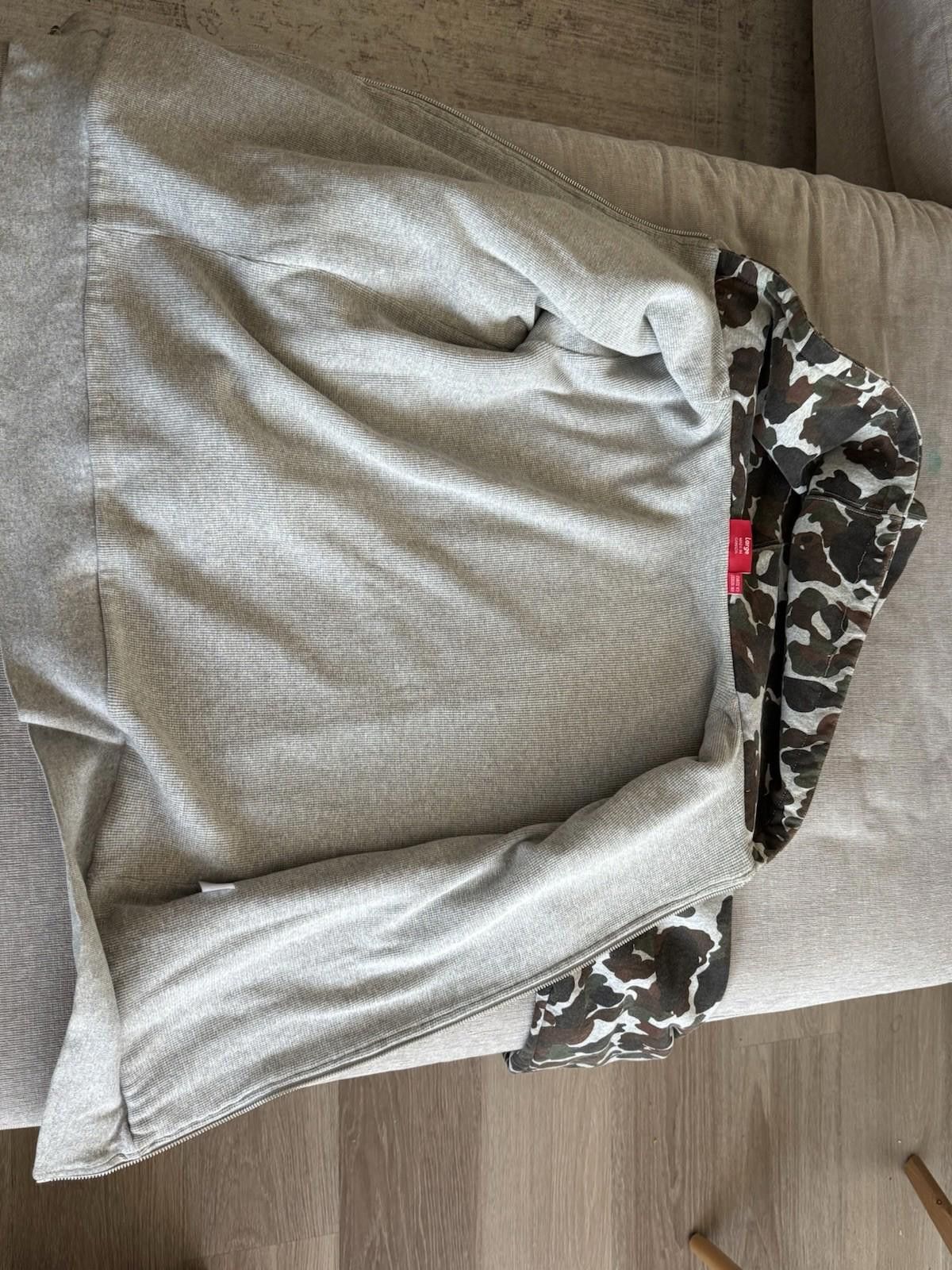 Supreme SUPREME ARC LOGO THERMAL ZIP UP SWEATSHIRT HOODIE CAMO SZ L Size US L / EU 52-54 / 3 - 4 Thumbnail