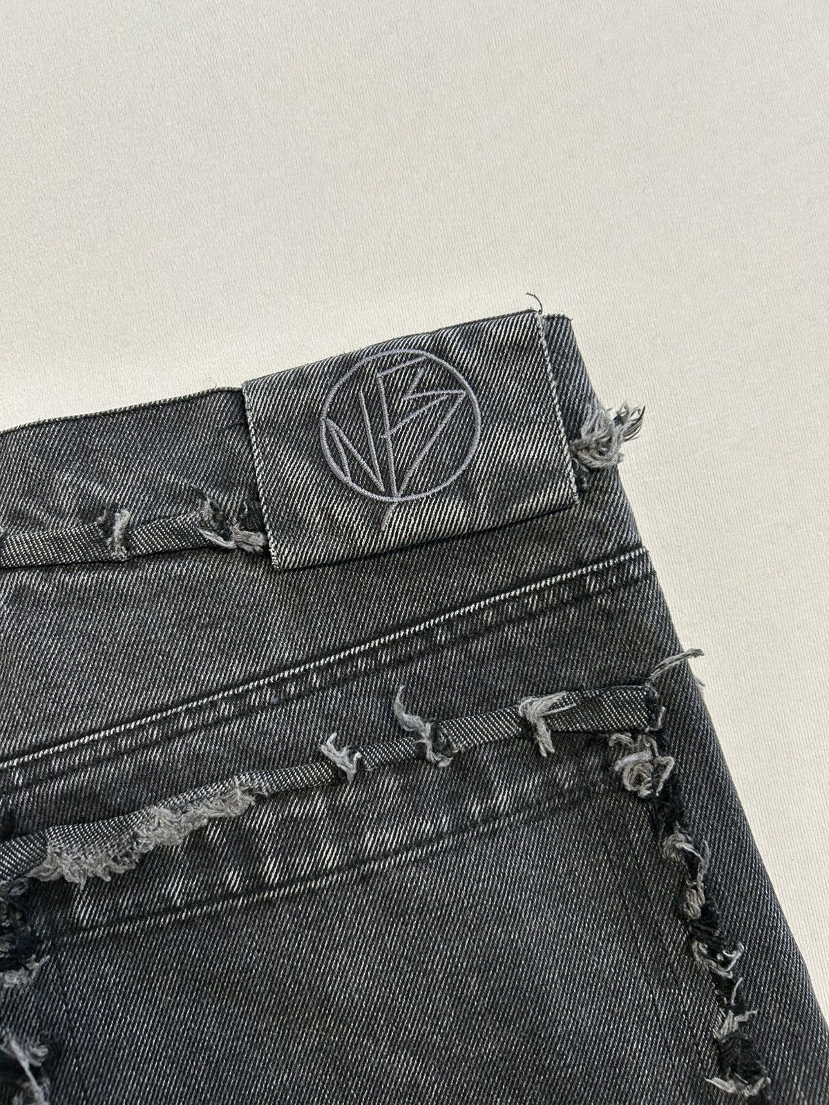No Faith Studios 001 Flared Denim Size US 33 - 7 Thumbnail