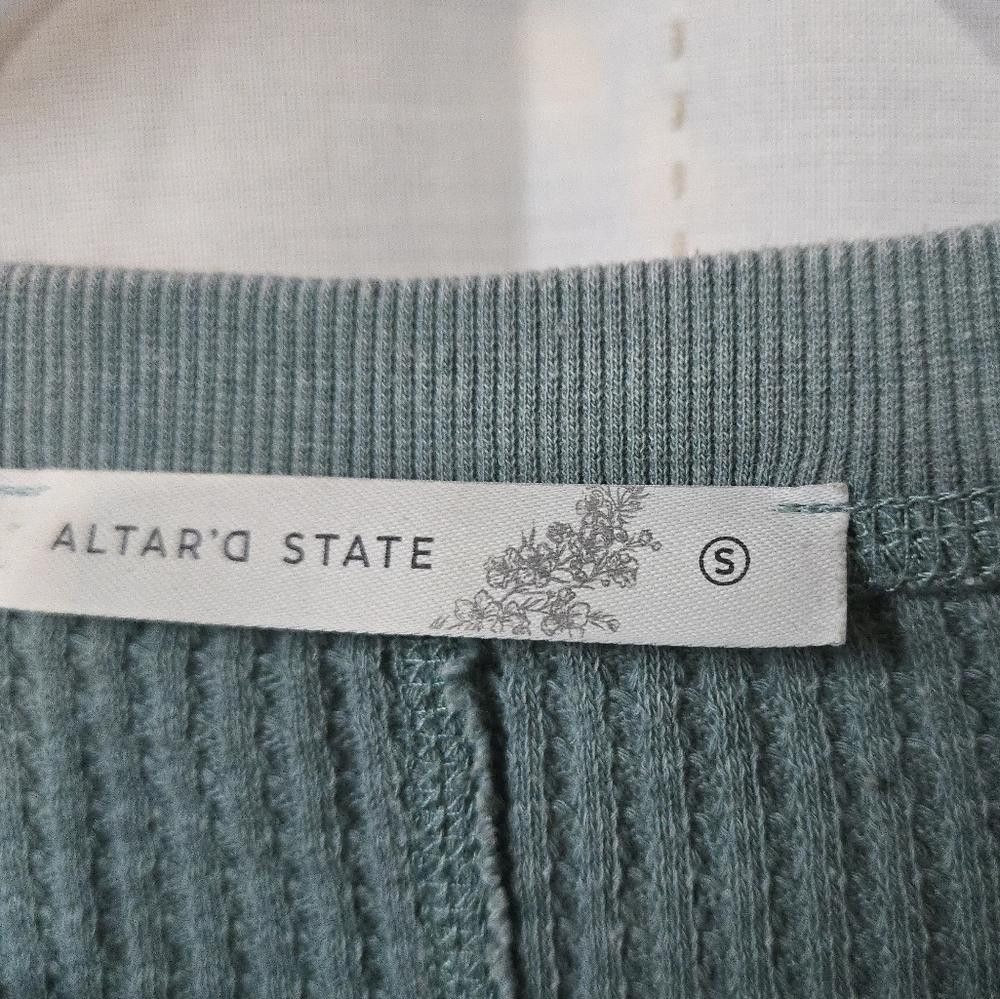 Other Altard State Waffle Knit Top in Blue/Green Size S / US 4 / IT 40 - 5 Thumbnail