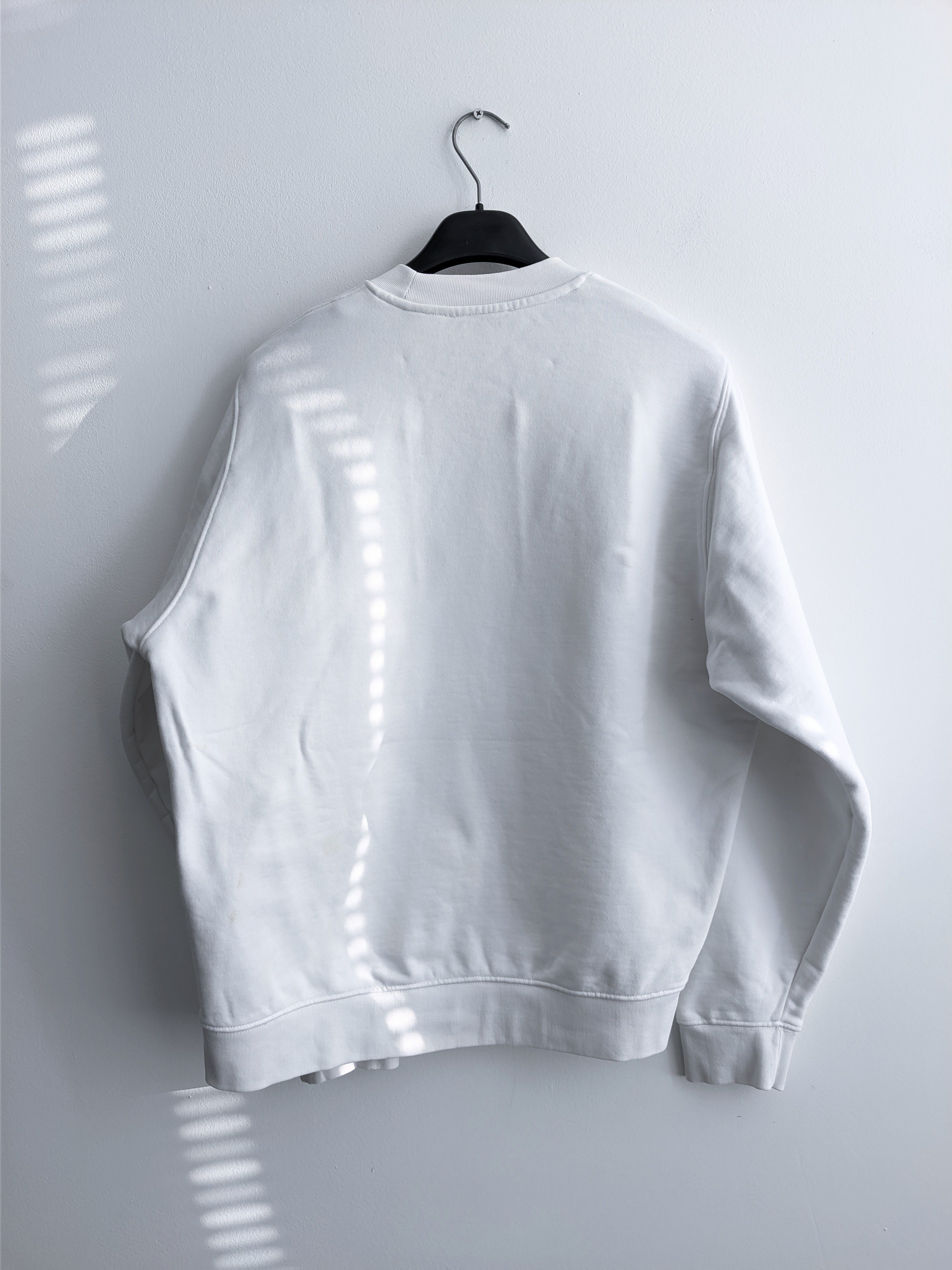 Diesel Diesel sweatshirt big logo white y2k Size US L / EU 52-54 / 3 - 7 Thumbnail