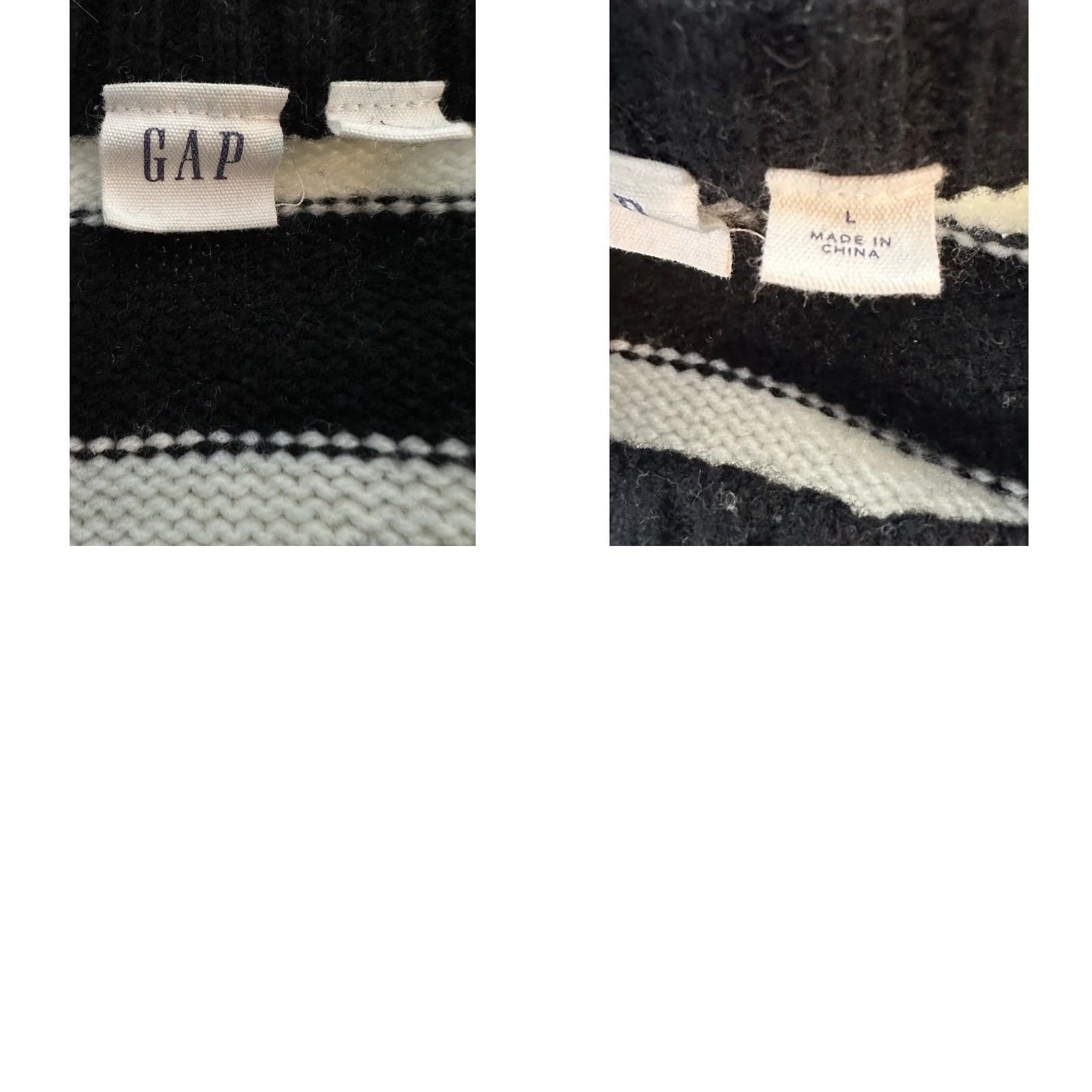 Gap Gap Puff Sleeve Rainbow Stripe Merino Wool Womens Large Sweater Size L / US 10 / IT 46 - 8 Thumbnail