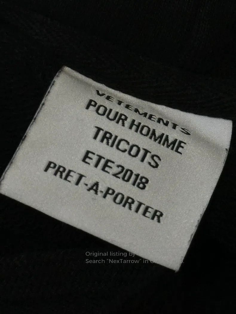 Vetements Vetements Chest Print Hoodie Size US XS / EU 42 / 0 - 2 Thumbnail