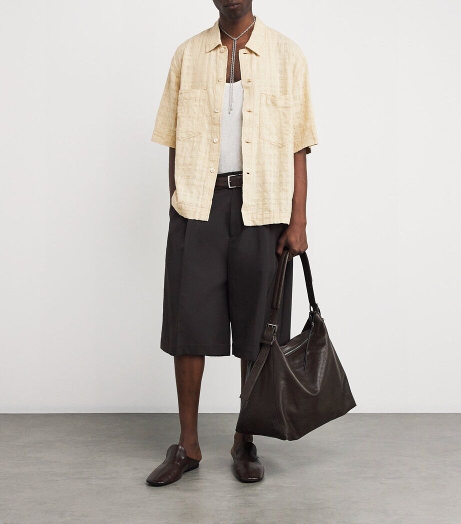 NWT - 48/M - Adam Shirt - Beige Contrast