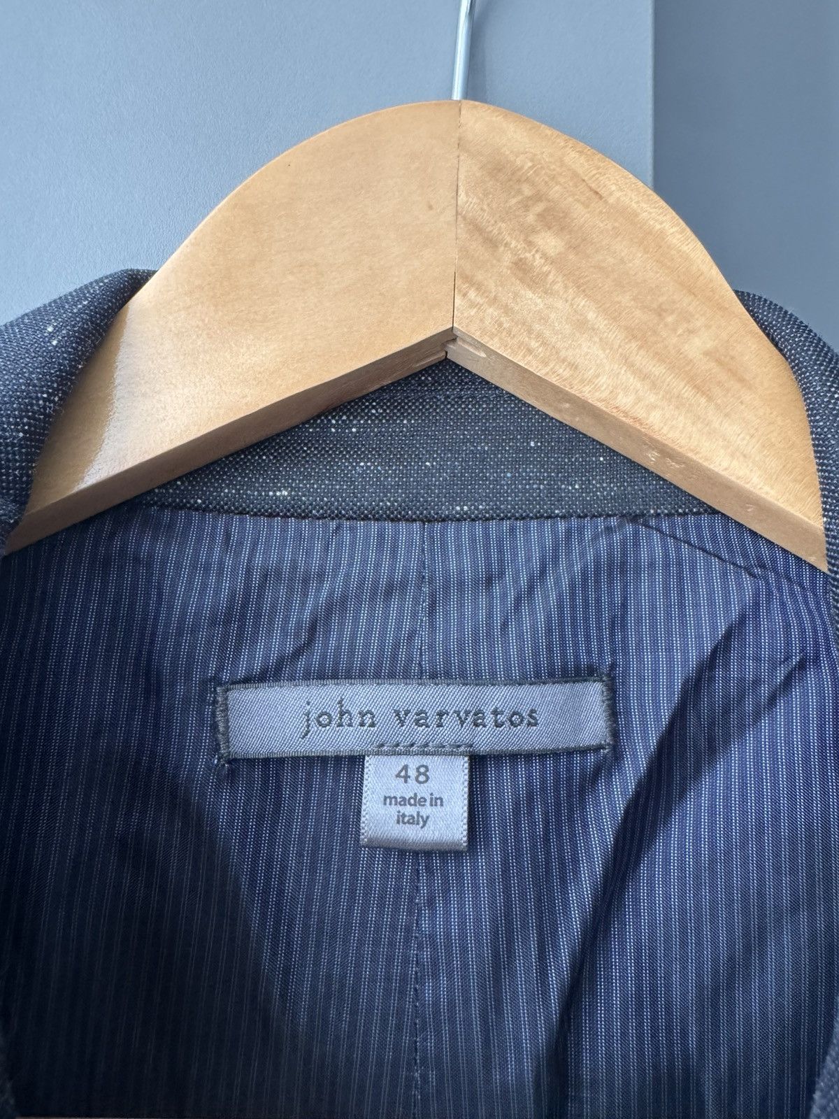 John Varvatos John Varvatos Collection - Navy Wire Collar Vest - Size 48 Size US M / EU 48-50 / 2 - 2 Thumbnail
