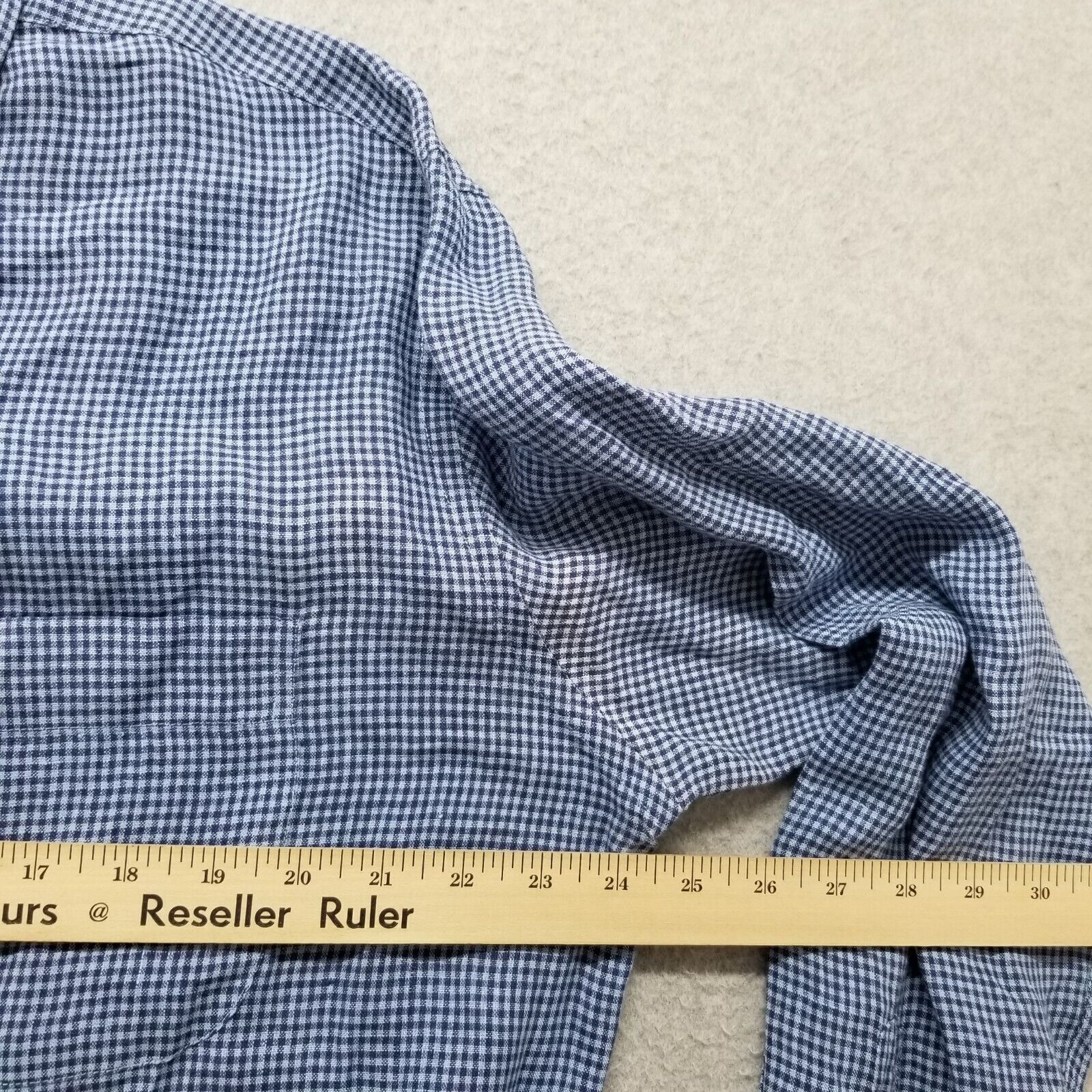 Peter Millar Peter Millar Shirt Mens L Button Up Long Sleeve 100% Linen Size US L / EU 52-54 / 3 - 10 Thumbnail