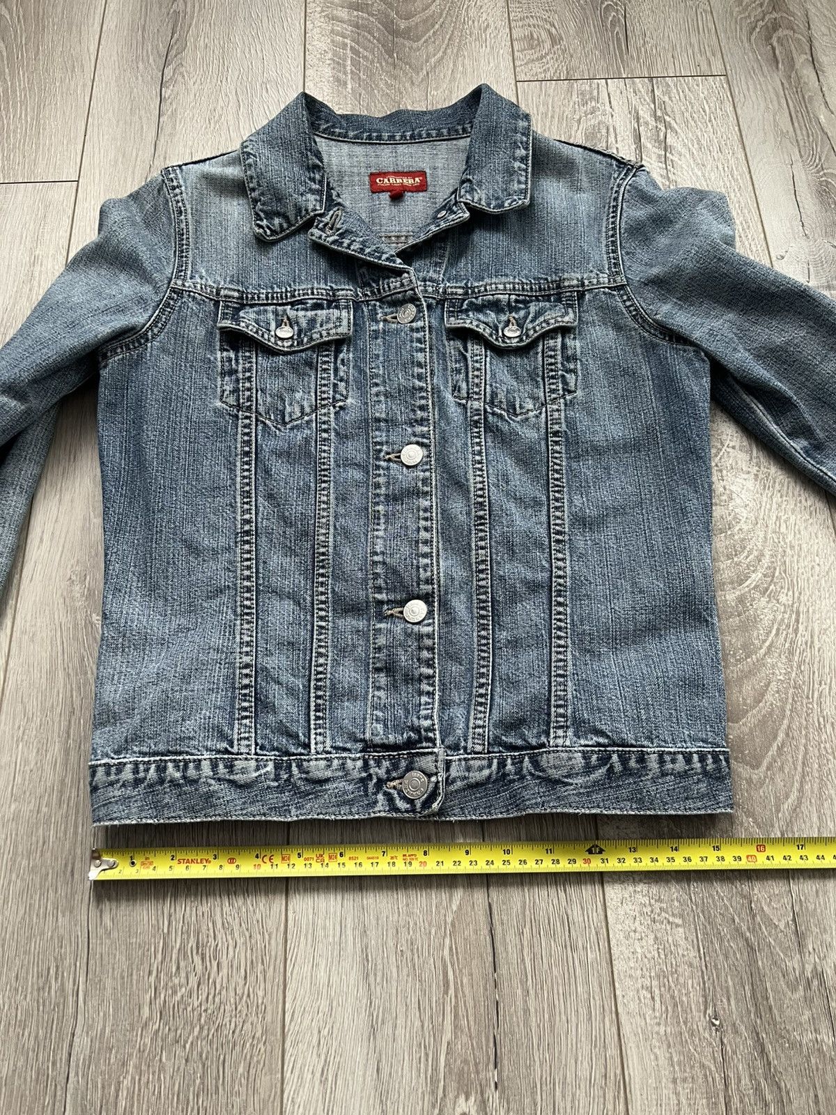 Carrera Vintage Carrera Denim Jacket 2000s Y2K Jacket Size M Size M / US 6-8 / IT 42-44 - 13 Thumbnail