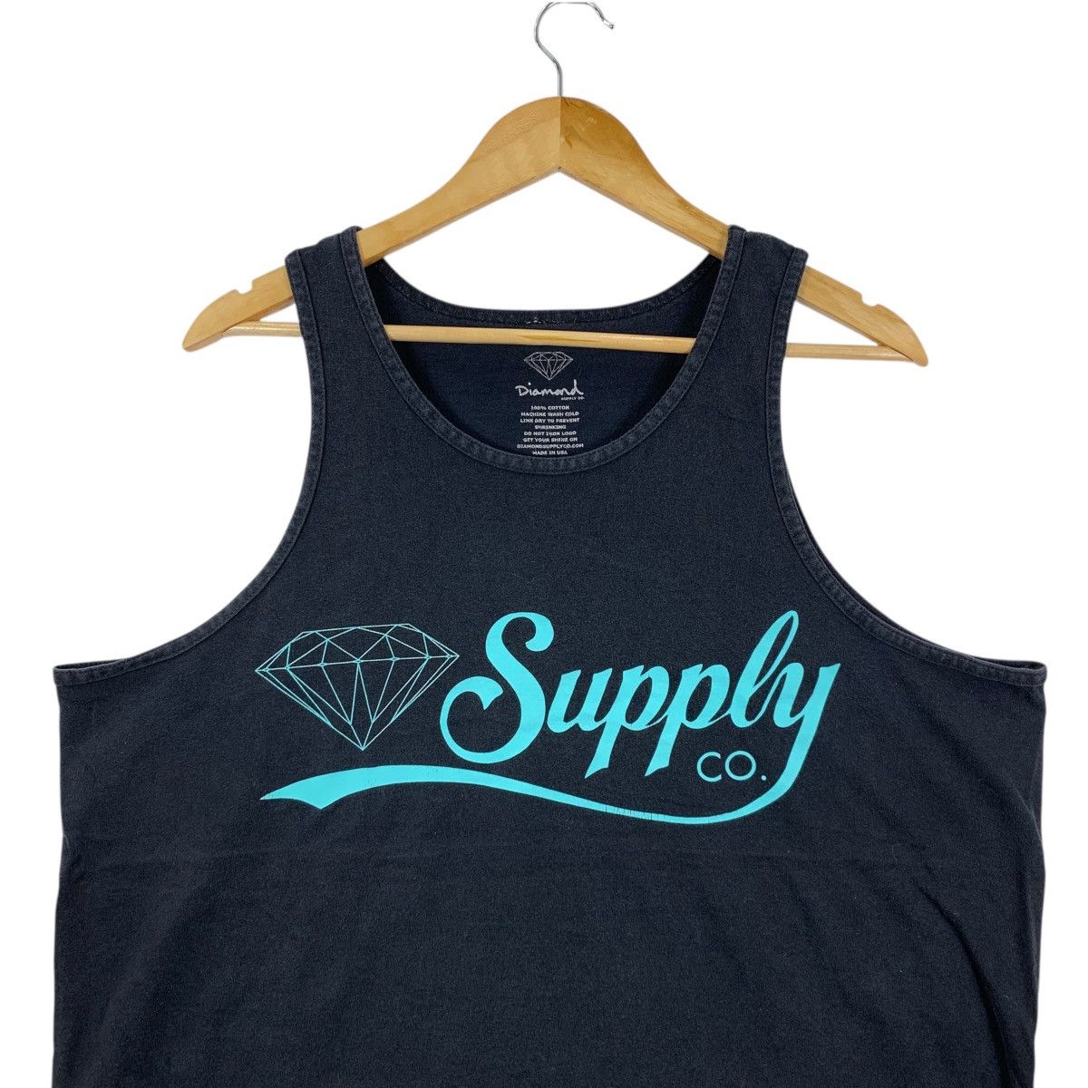 Diamond Supply Co. DIAMOND SUPPLY Skateboard Streetwear Big Logo T-Shirt Size US XL / EU 56 / 4 - 2 Thumbnail