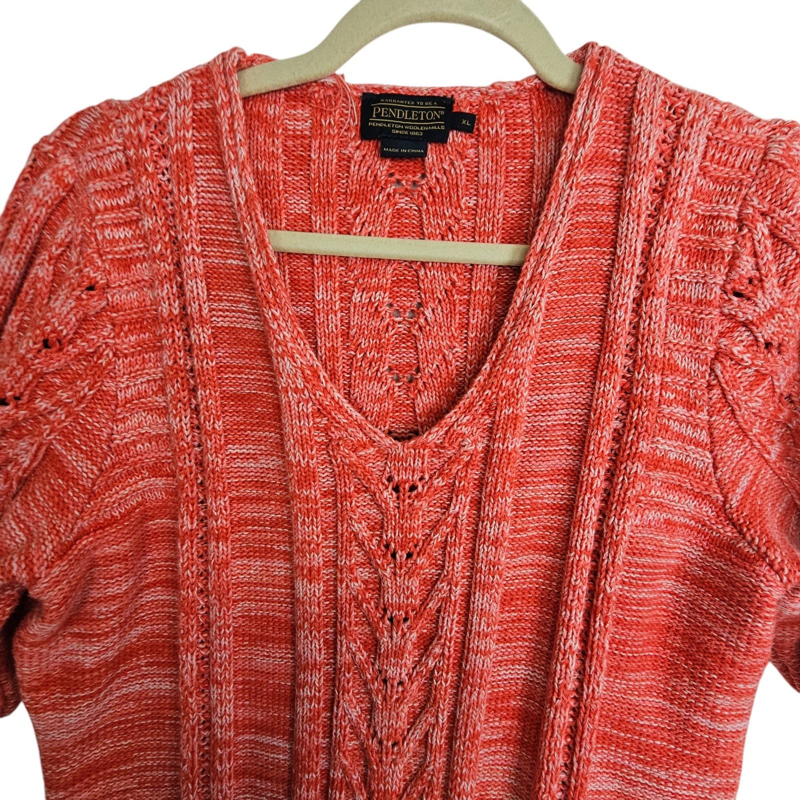 Pendleton Pendleton Womens Cable Knit Sweater Holiday Fall Classic XL Size XL / US 12-14 / IT 48-50 - 2 Thumbnail