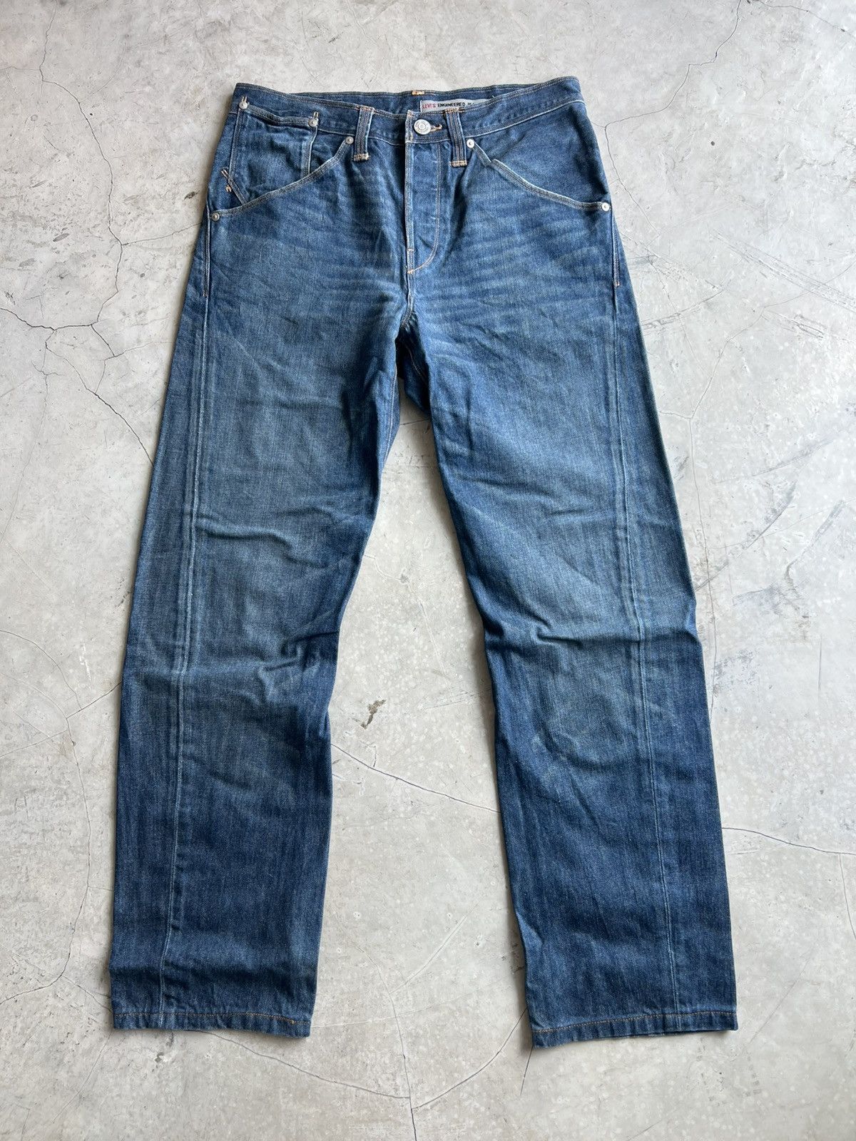 Levi's Levis Engineered Twisted Jeans Tag W30 Actual 32x31.5 Size US 30 / EU 46 - 1 Thumbnail