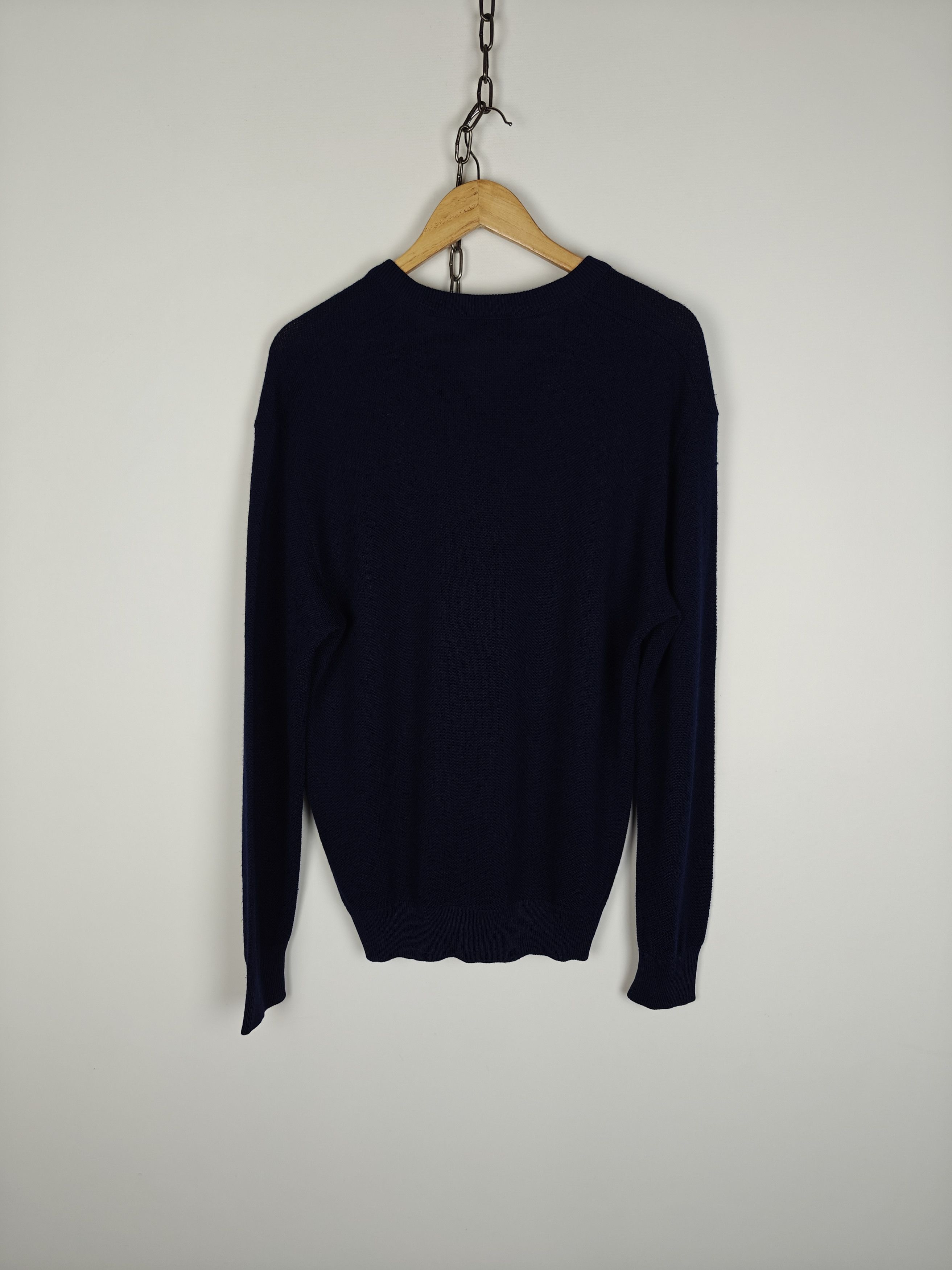 Lacoste Chemise Lacoste VTG Sweater France Pullover Blue XL Size US XL / EU 56 / 4 - 6 Thumbnail
