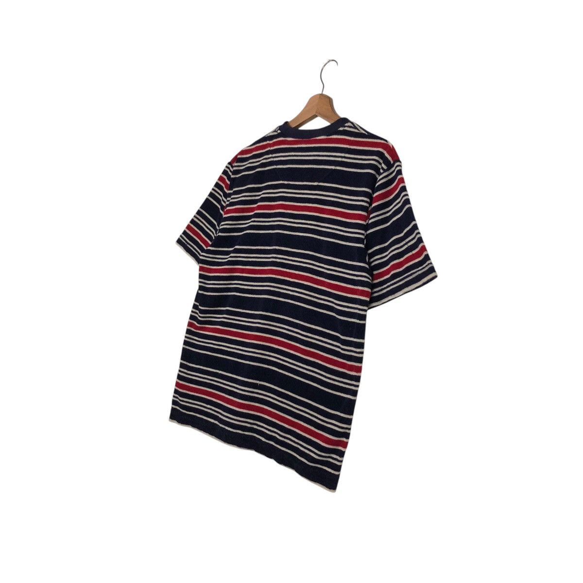 Japanese Brand 📌Vintage Striped Design T-Shirt Round Neck Piko Size US M / EU 48-50 / 2 - 11 Thumbnail