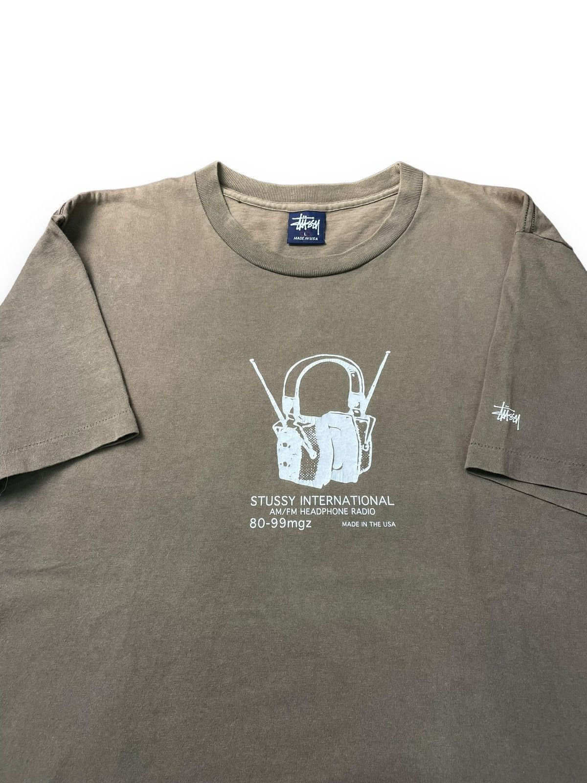 Streetwear × Stussy × Vintage Vintage Stussy Headphone Shirt | Grailed 