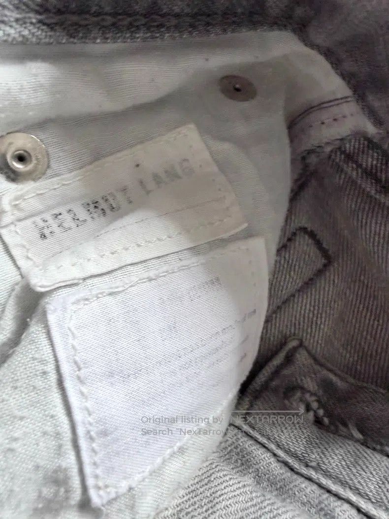 Helmut Lang Helmut Lang Grey denim jeans Size 27" / US 4 / IT 40 - 3 Thumbnail
