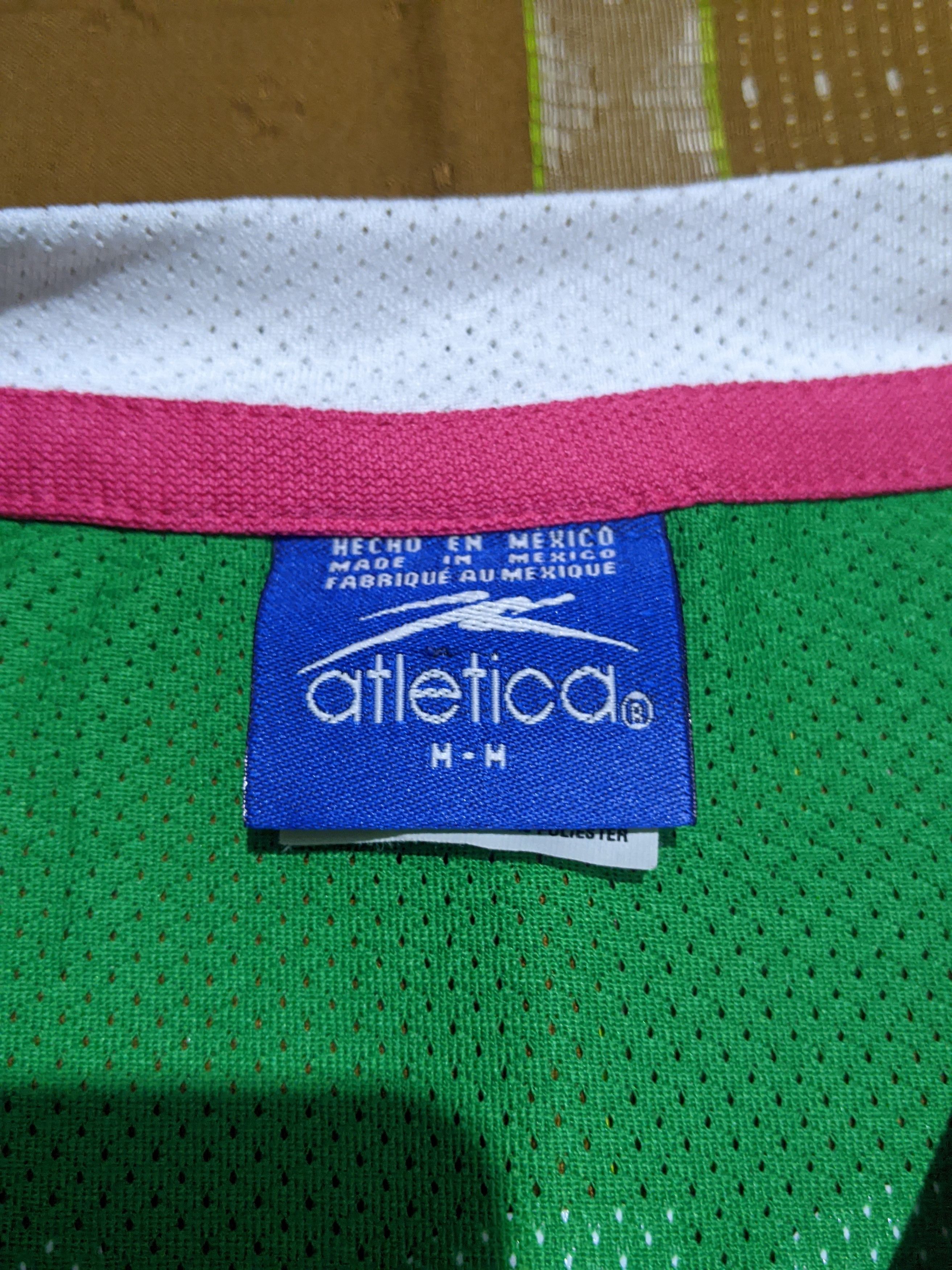 Atletica Mexico 2001 Olympic home Omar Bravo Jersey football shirt Size US L / EU 52-54 / 3 - 8 Thumbnail