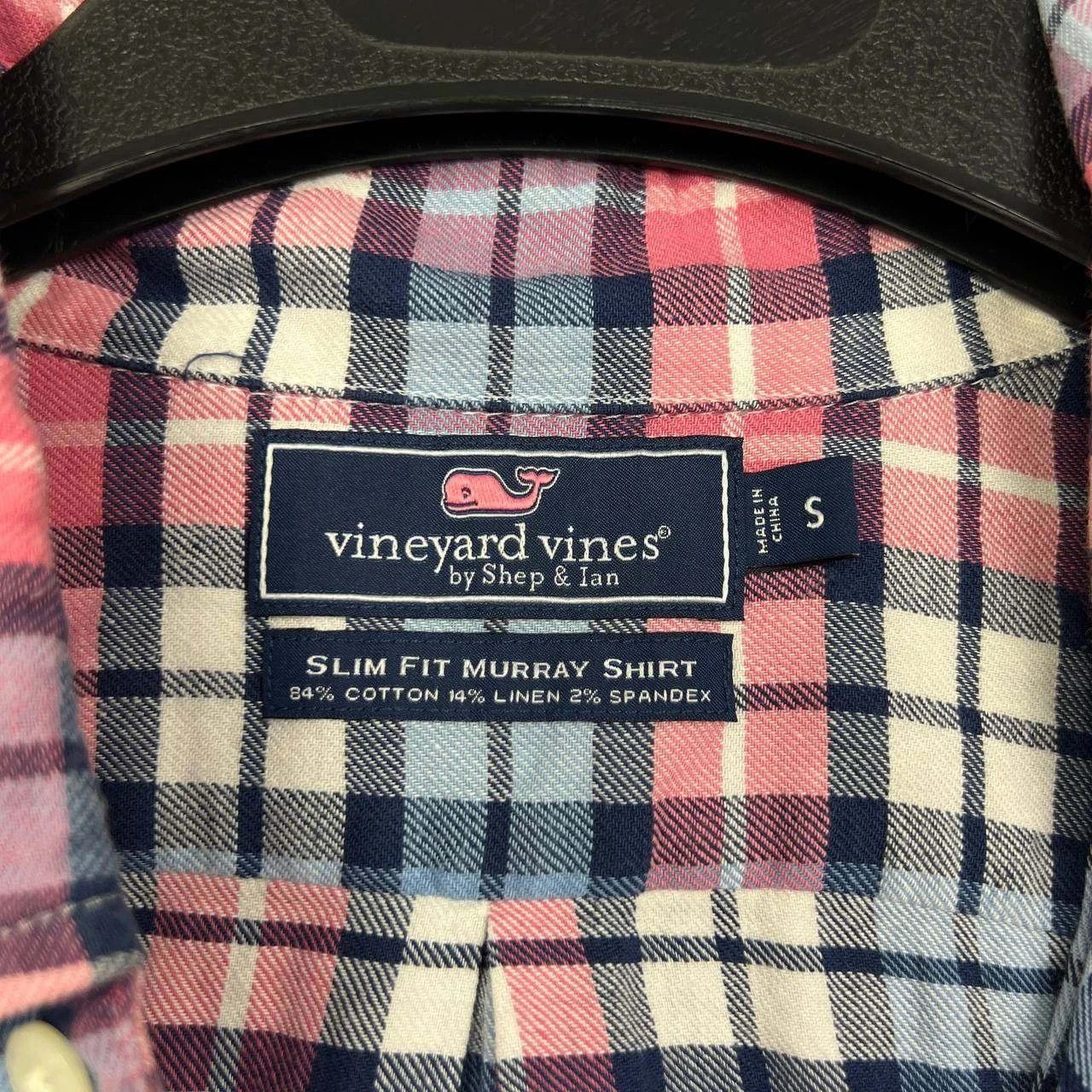 Vineyard Vines Vineyard Vines Button Down Flannel Plaid Cotton Linen S Size US S / EU 44-46 / 1 - 5 Thumbnail