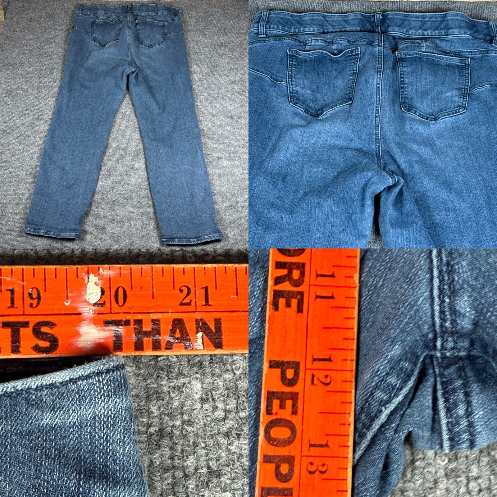 Torrid Torrid Bombshell Straight Premium Stretch Jeans Womens Size 22R - Blue Denim Size 40" / US 18 - 8 Thumbnail
