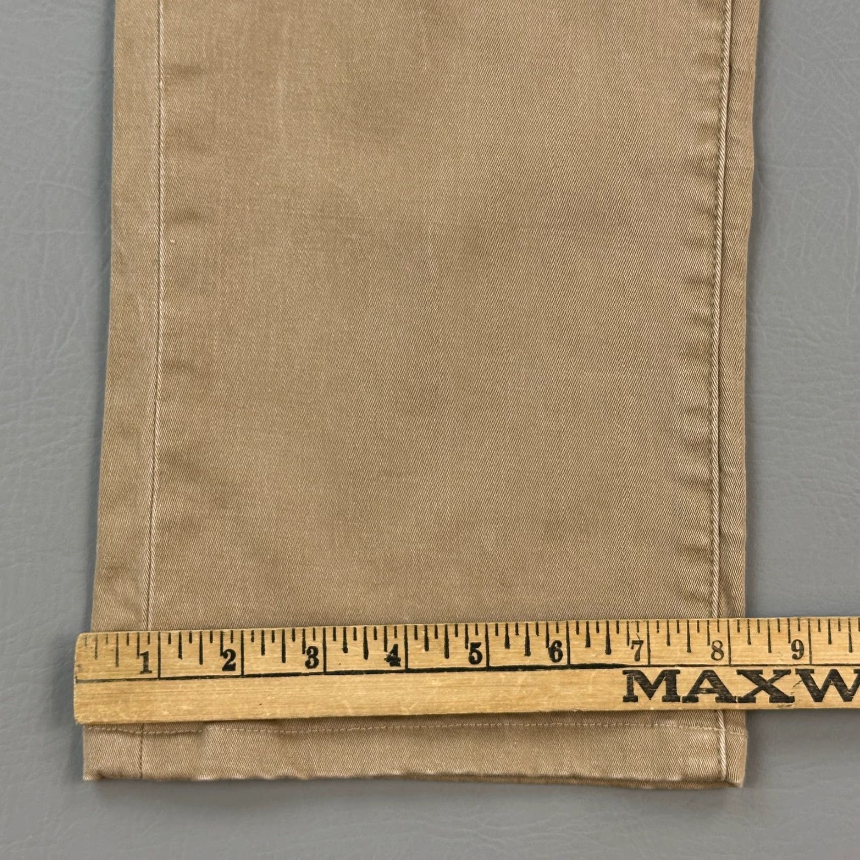 Vintage JAG Pants Women's 32x30 Tan Mid Rise Straight Leg Stretch Outdoor Casual Size 34" / US 12 / IT 48 - 4 Thumbnail