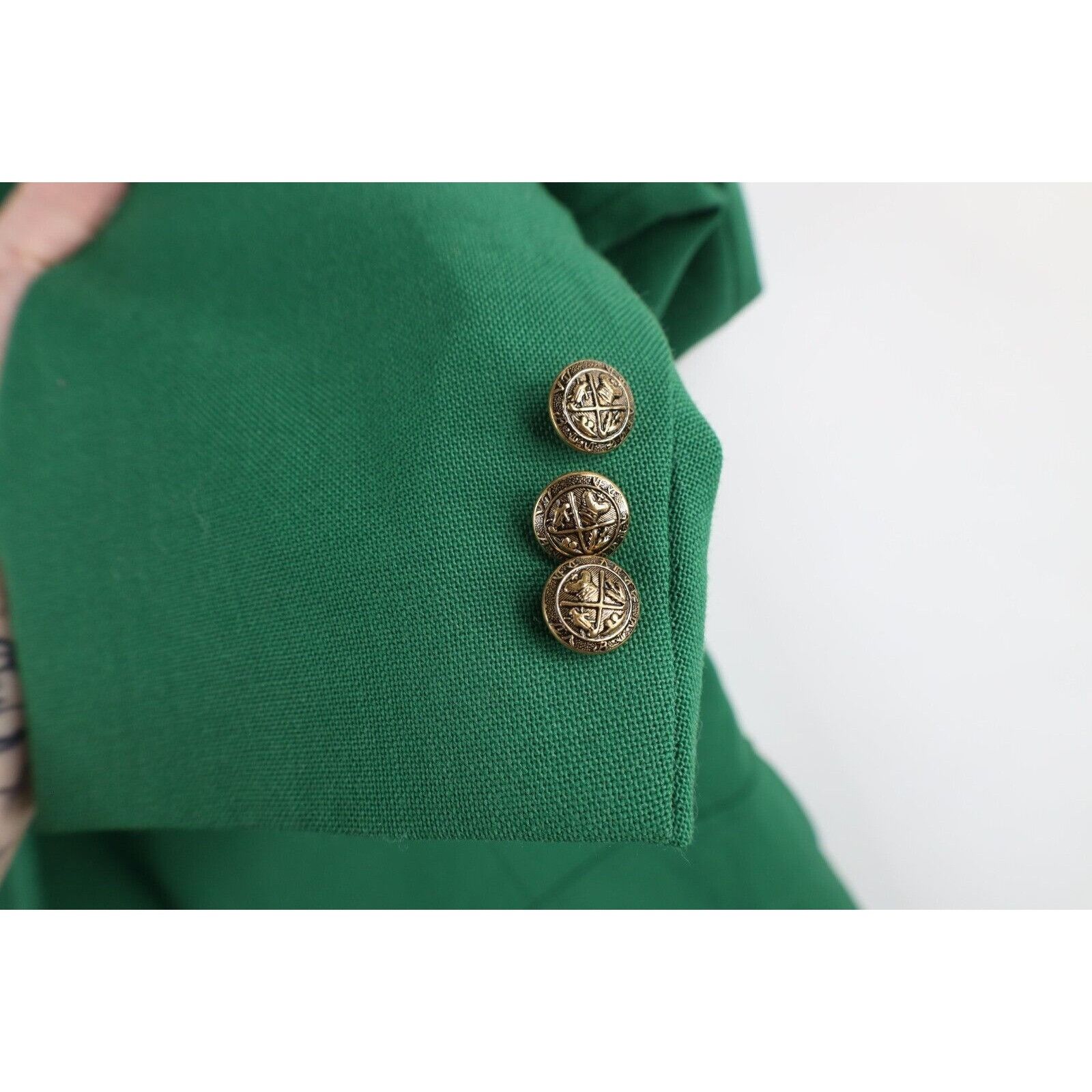 Vintage Vintage 70s Streetwear 2 Button The Masters Suit Coat Size 42R - 5 Thumbnail