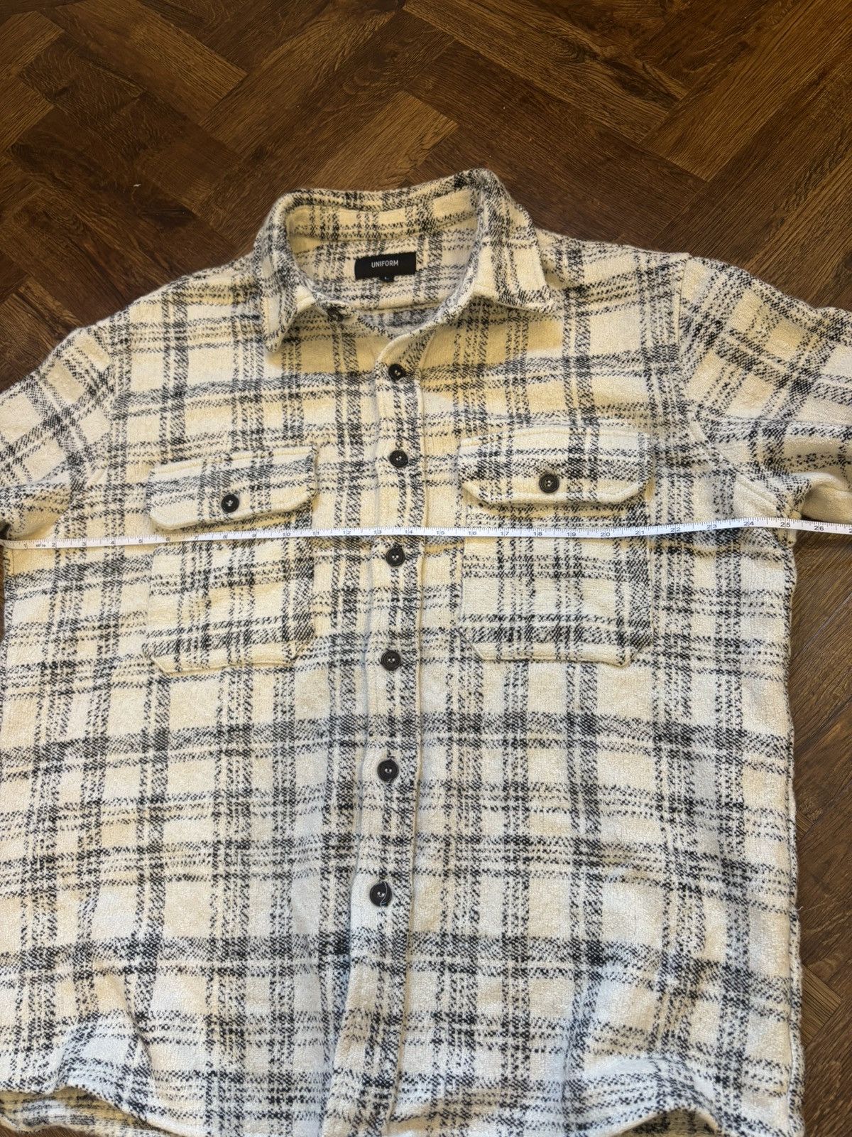 Uniform Studios Uniform/ Depressed Trap Kid Flannel Shirt cut and sewn Size US L / EU 52-54 / 3 - 6 Thumbnail