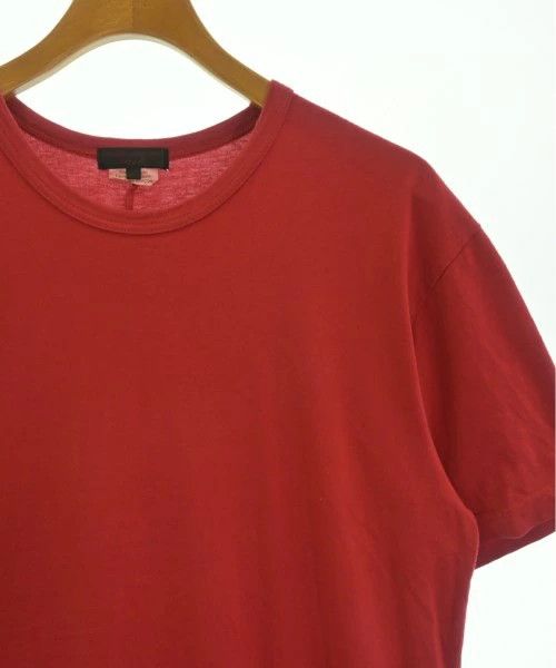 Comme des Garcons Homme Plus T-Shirts Long Back Crewneck Cotton Short Sleeve Red Size US L / EU 52-54 / 3 - 3 Thumbnail