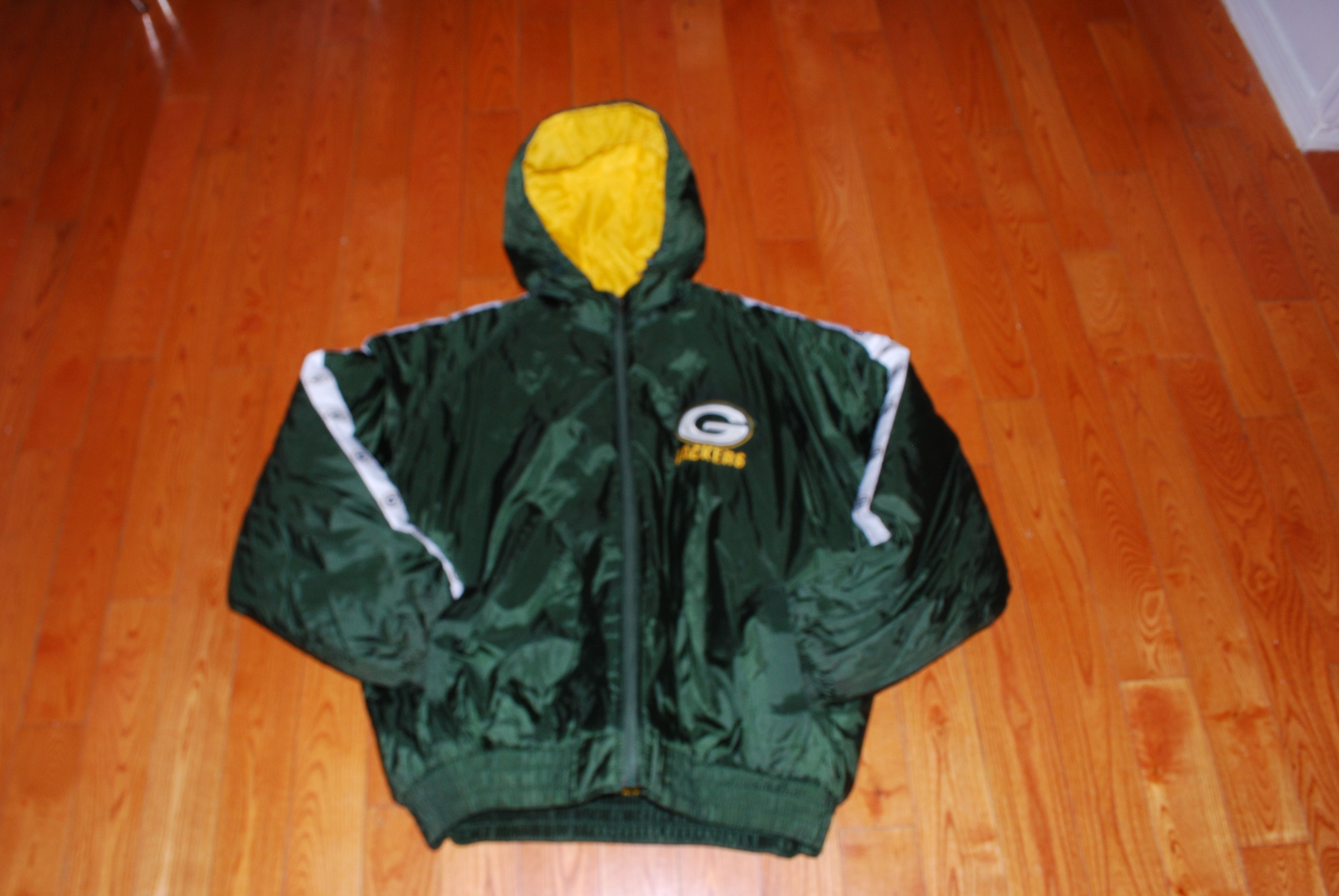 NFL Vintage Game Day Greenbay Packers Puffer Coat from 1990's Size US XXL / EU 58 / 5 - 7 Thumbnail