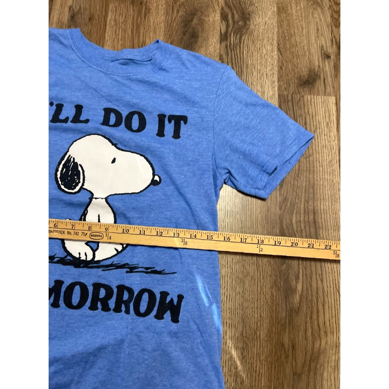 Peanuts Peanuts Shirt Men's Size Small Blue "I'll Do It Tomorrow" Print Size US S / EU 44-46 / 1 - 6 Thumbnail