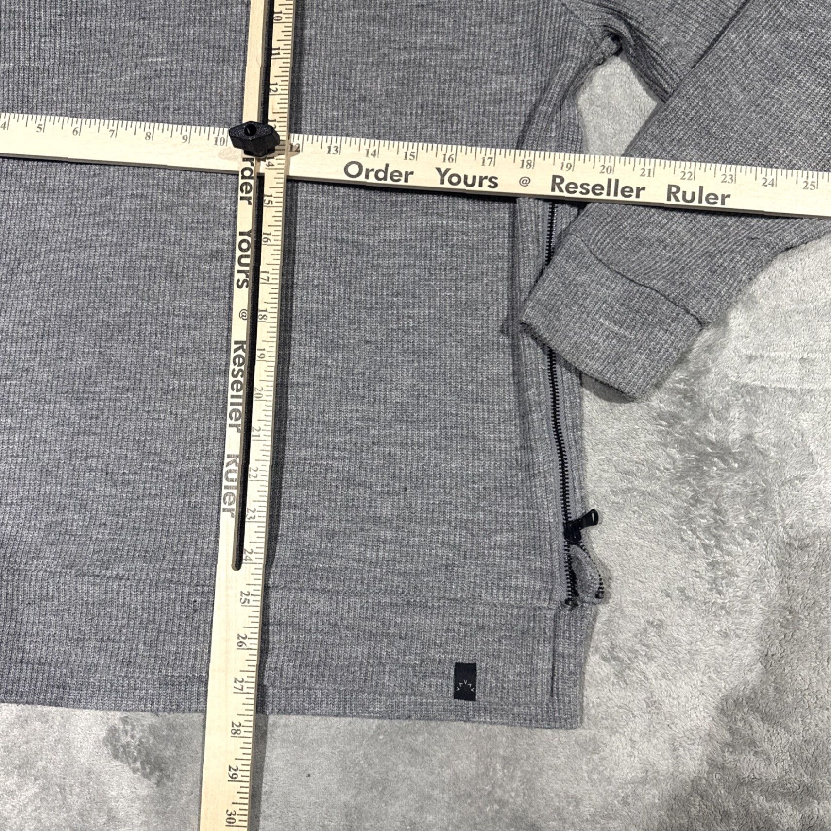 Varley Varley Sweater Womens Medium Manning Sweat Zippers Ribbed Casual Comfort Relaxed Size M / US 6-8 / IT 42-44 - 5 Thumbnail