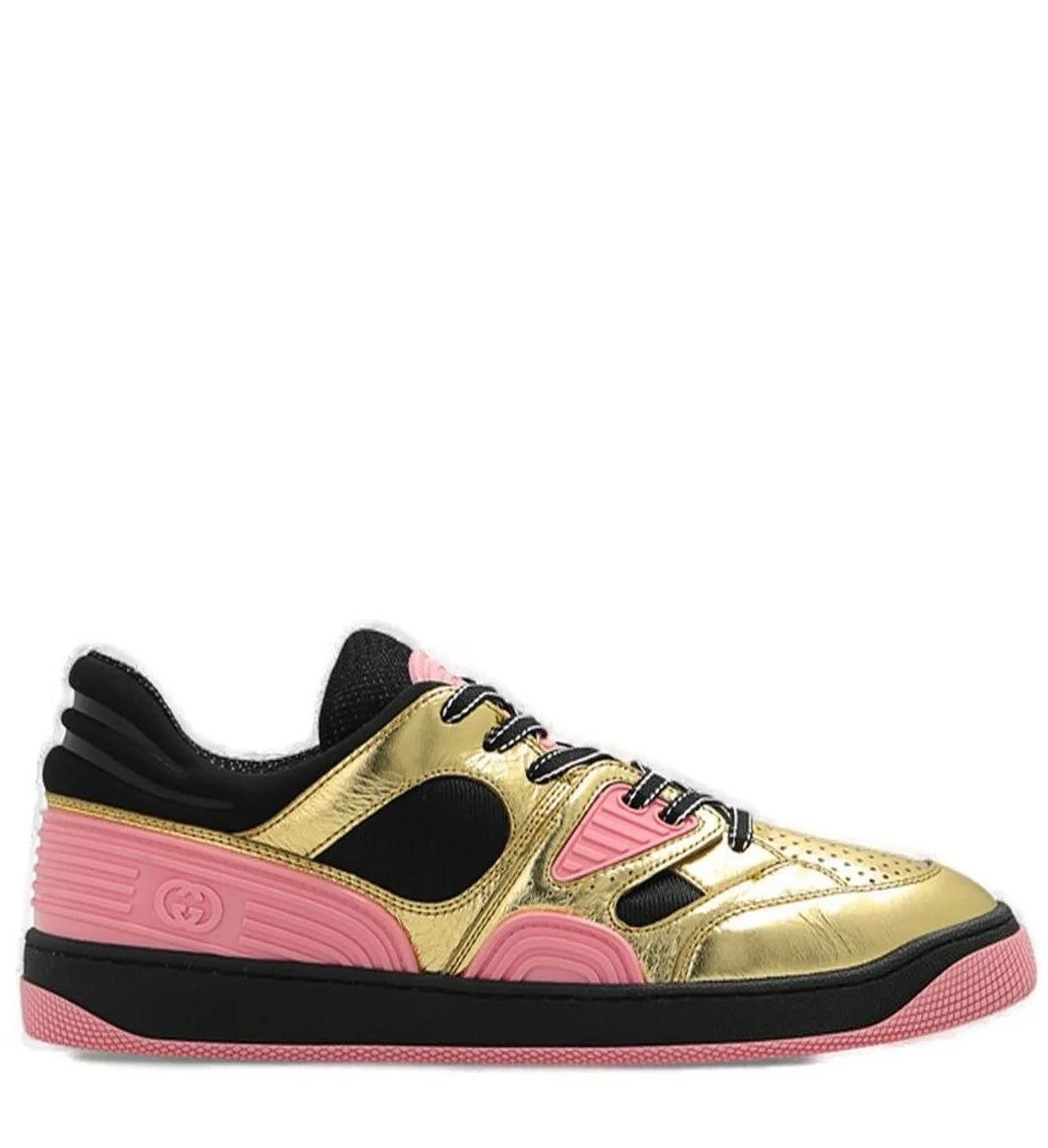 image of Gucci Basket Lace Up Sneakers Size 41.5, Women's