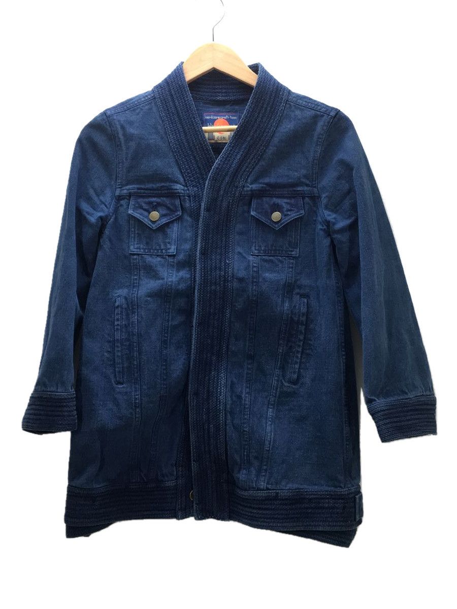 image of Blackmeans Plain Light Jacket Indigo Cotton 1, Men's (Size Small)