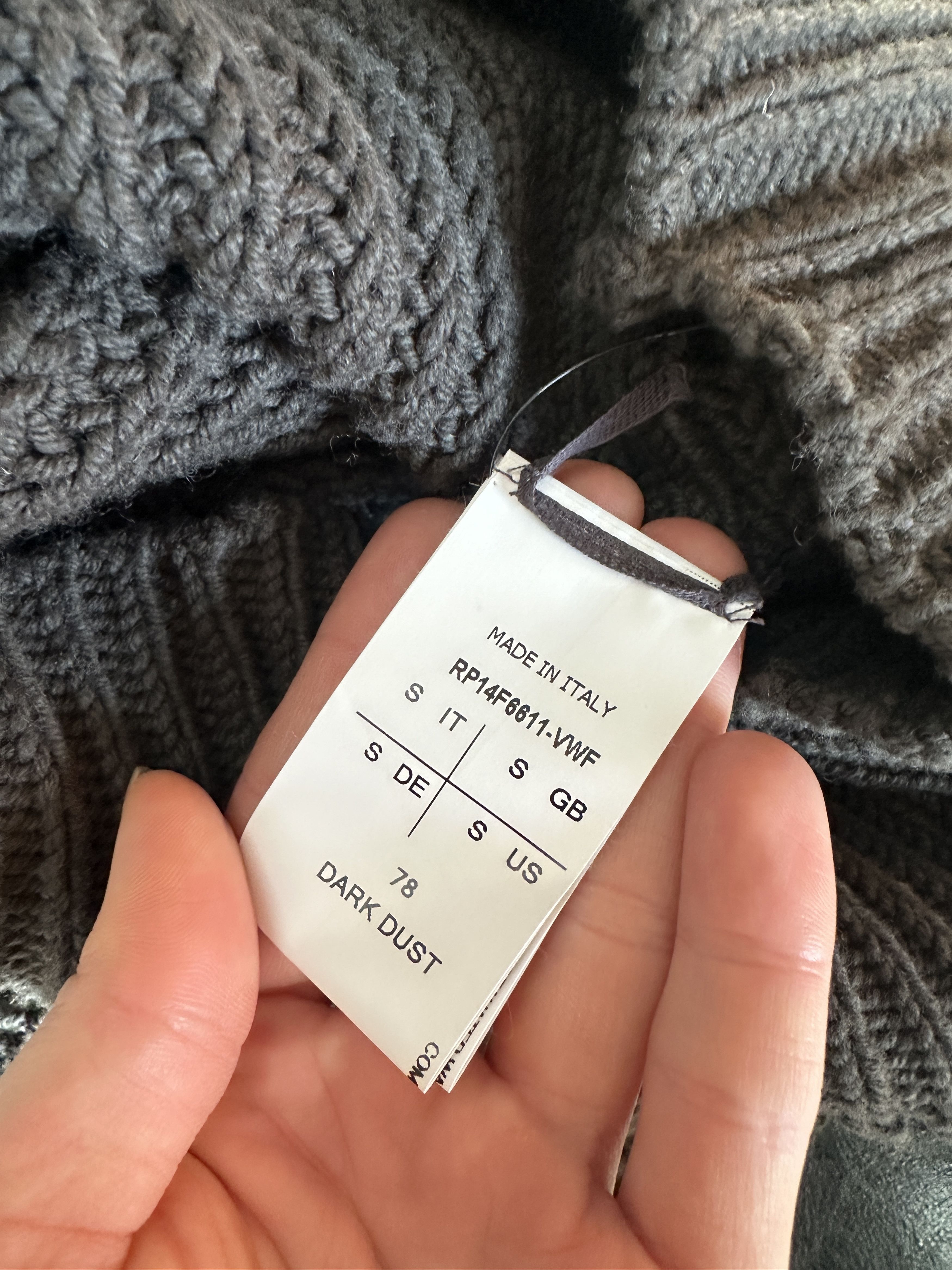 Rick Owens Rick Owens Fisherman Knit 'Moody' Turtleneck Sweater Size US S / EU 44-46 / 1 - 5 Thumbnail