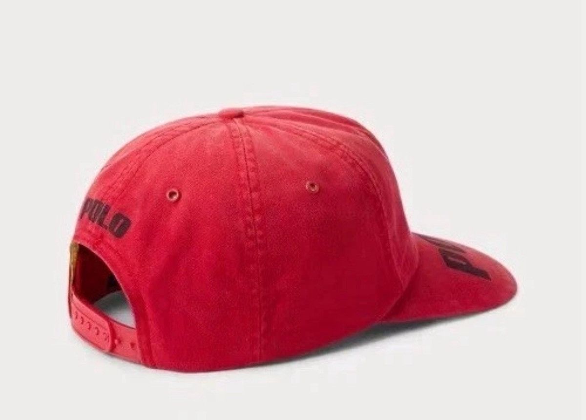 Polo Ralph Lauren Polo Ralph Lauren Logo Patch Twill Ball Cap Rl Red SnapBack Size ONE SIZE - 2 Thumbnail