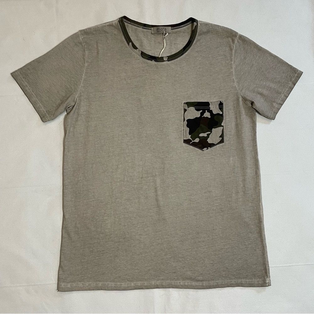 Other NWT New Mate Made In Italy Grey Cotton T-Shirt Size S Size US S / EU 44-46 / 1 - 1 Thumbnail