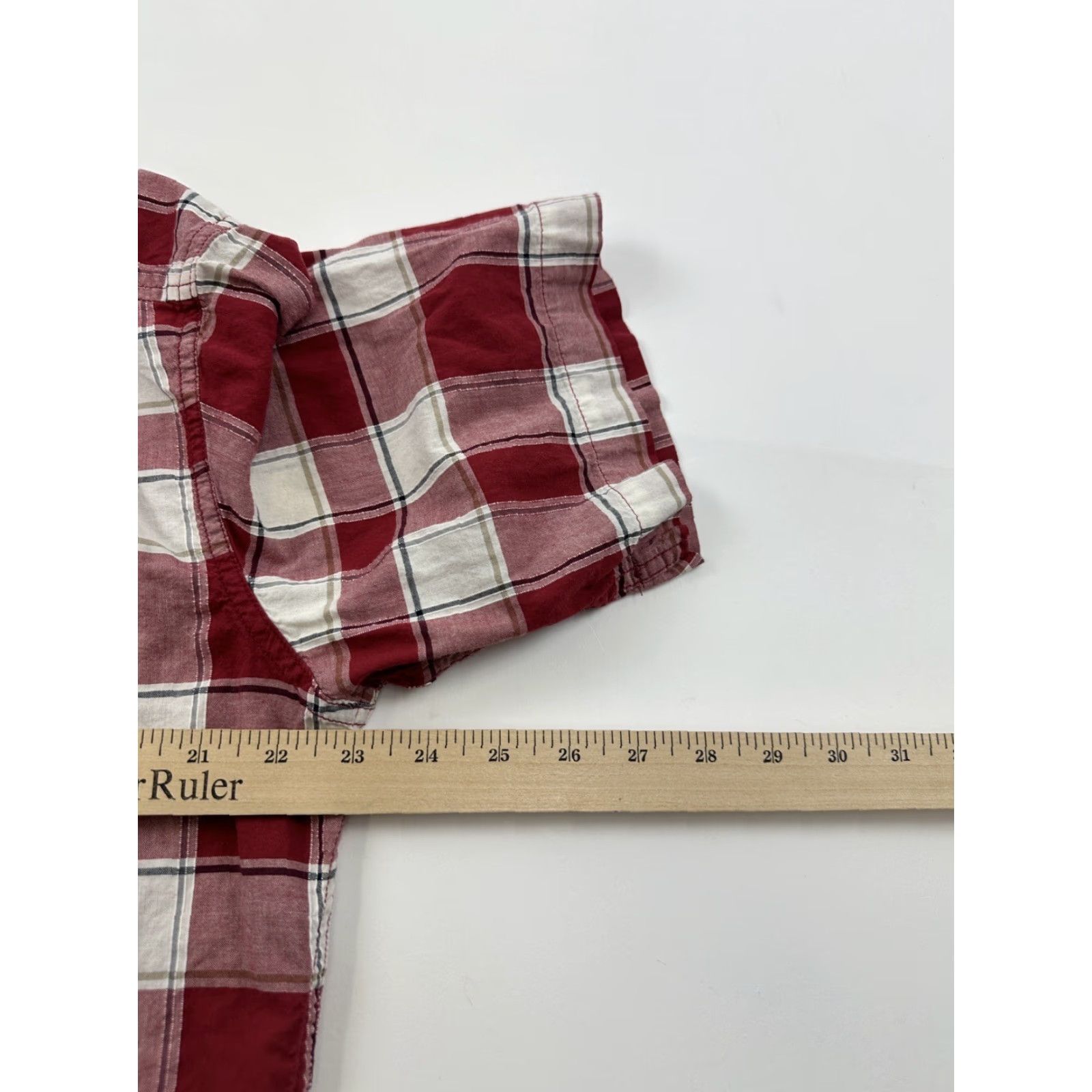 Eddie Bauer Eddie Bauer Shirt Men L Red Plaid Classic Fit Short Sleeve Button-Up Size US L / EU 52-54 / 3 - 6 Thumbnail