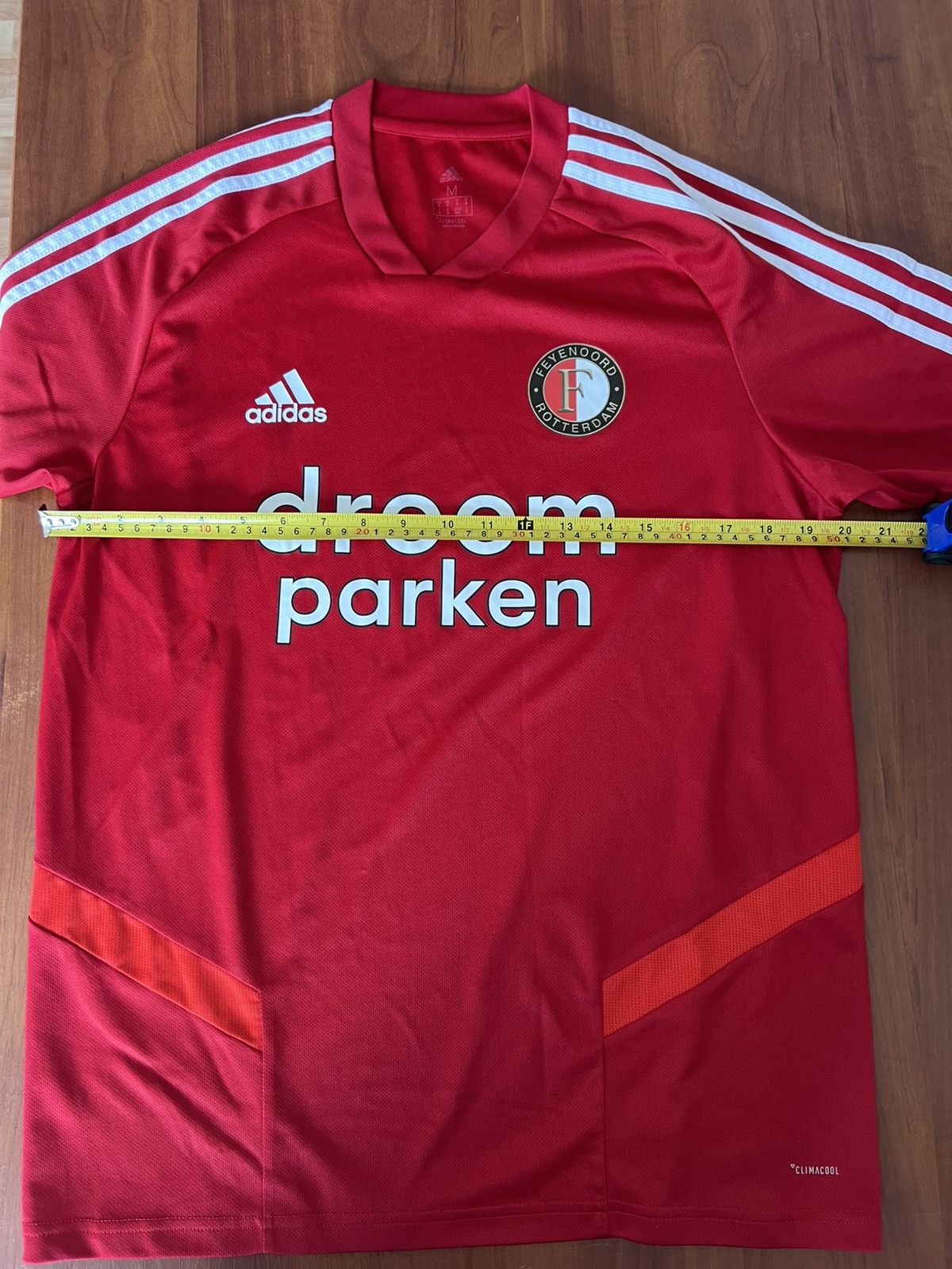Adidas 2019/20 Feyenoord Traning Soccer Jersey Men’s Red Size M Size US M / EU 48-50 / 2 - 8 Thumbnail