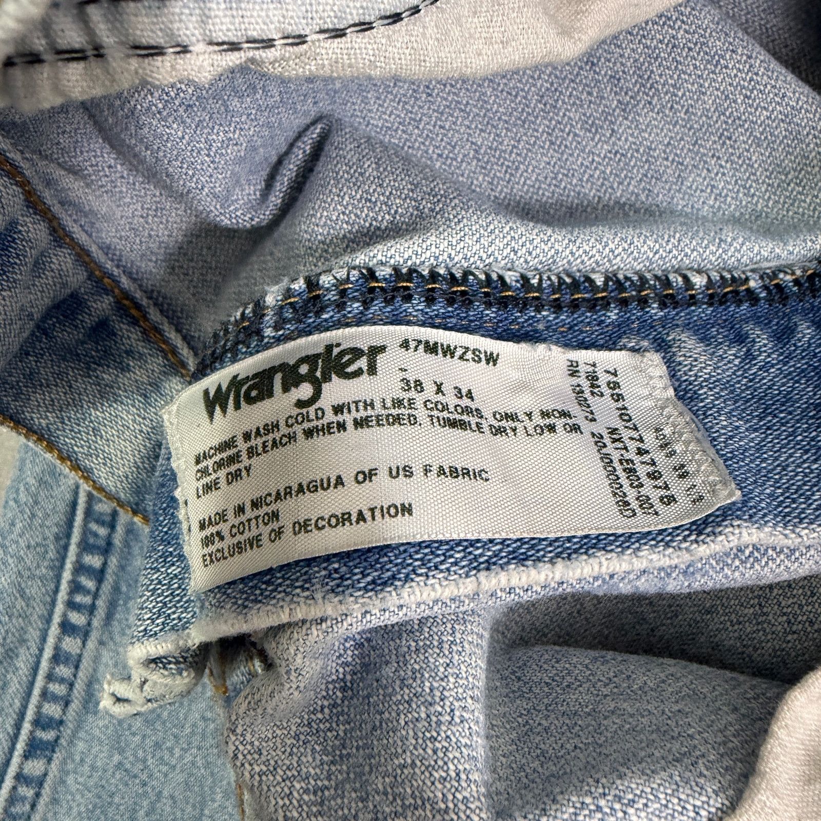 Wrangler Wrangler Cowboy Cut Regular Premium Performance Jeans 38x34 Size US 38 / EU 54 - 6 Thumbnail