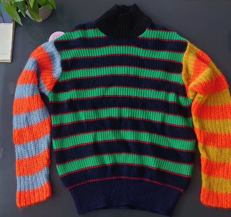 Kenzo KENZO Plaid striped sweater Size US M / EU 48-50 / 2 - 1 Thumbnail