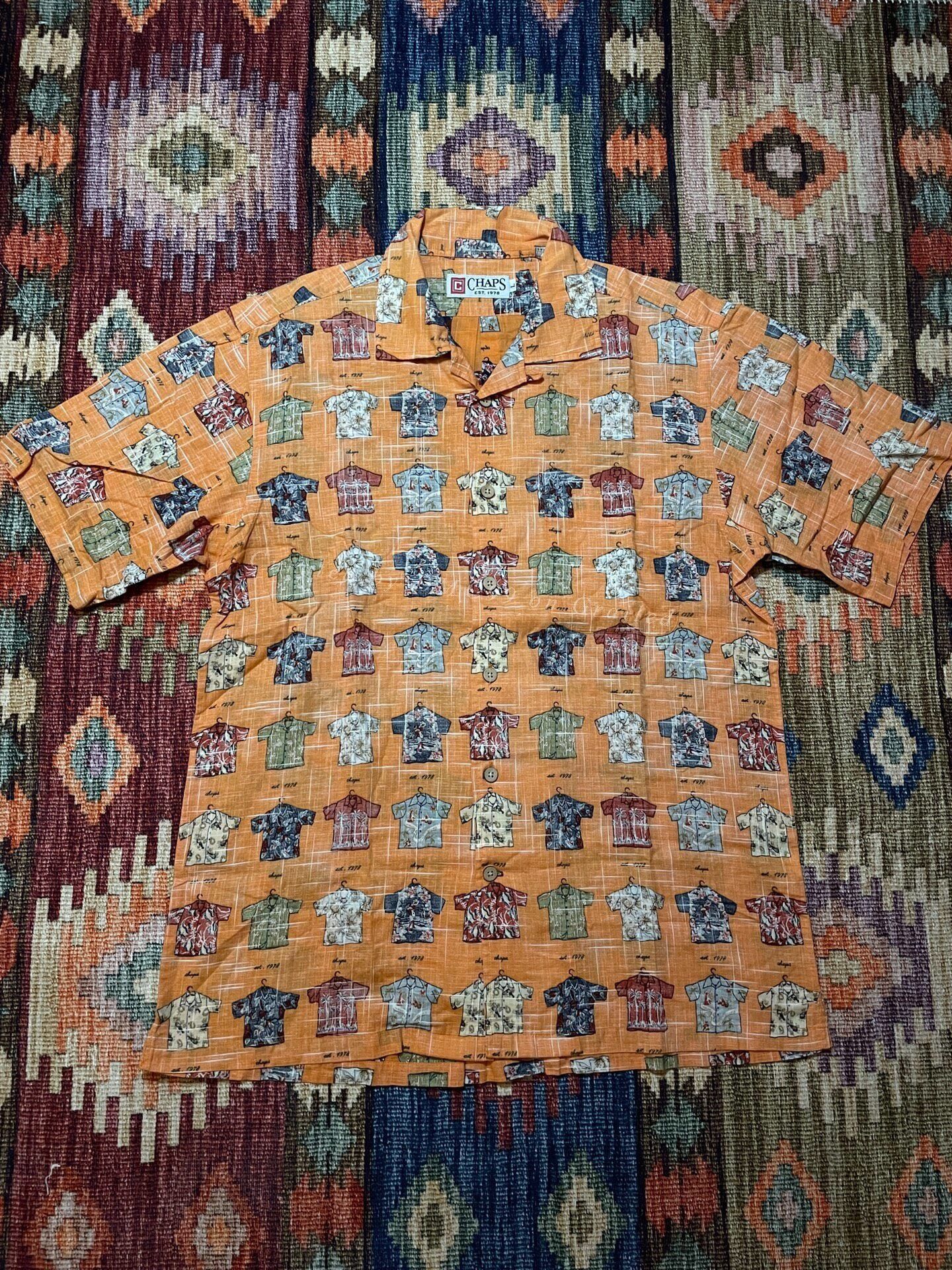 RRL Ralph Lauren Ralph Lauren Vintage Cotton Linen Hawaiian T-Shirt Size US M / EU 48-50 / 2 - 1 Thumbnail