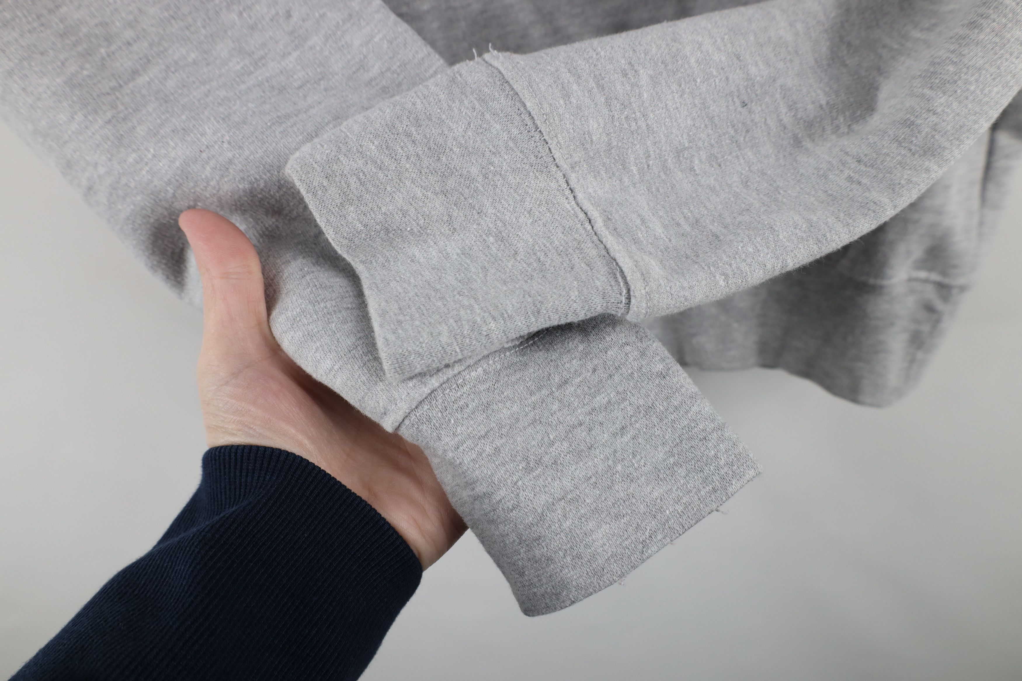 Vintage Vintage 90s Y2K Streetwear Hoodie Sweatshirt Heather Gray Size US M / EU 48-50 / 2 - 8 Thumbnail