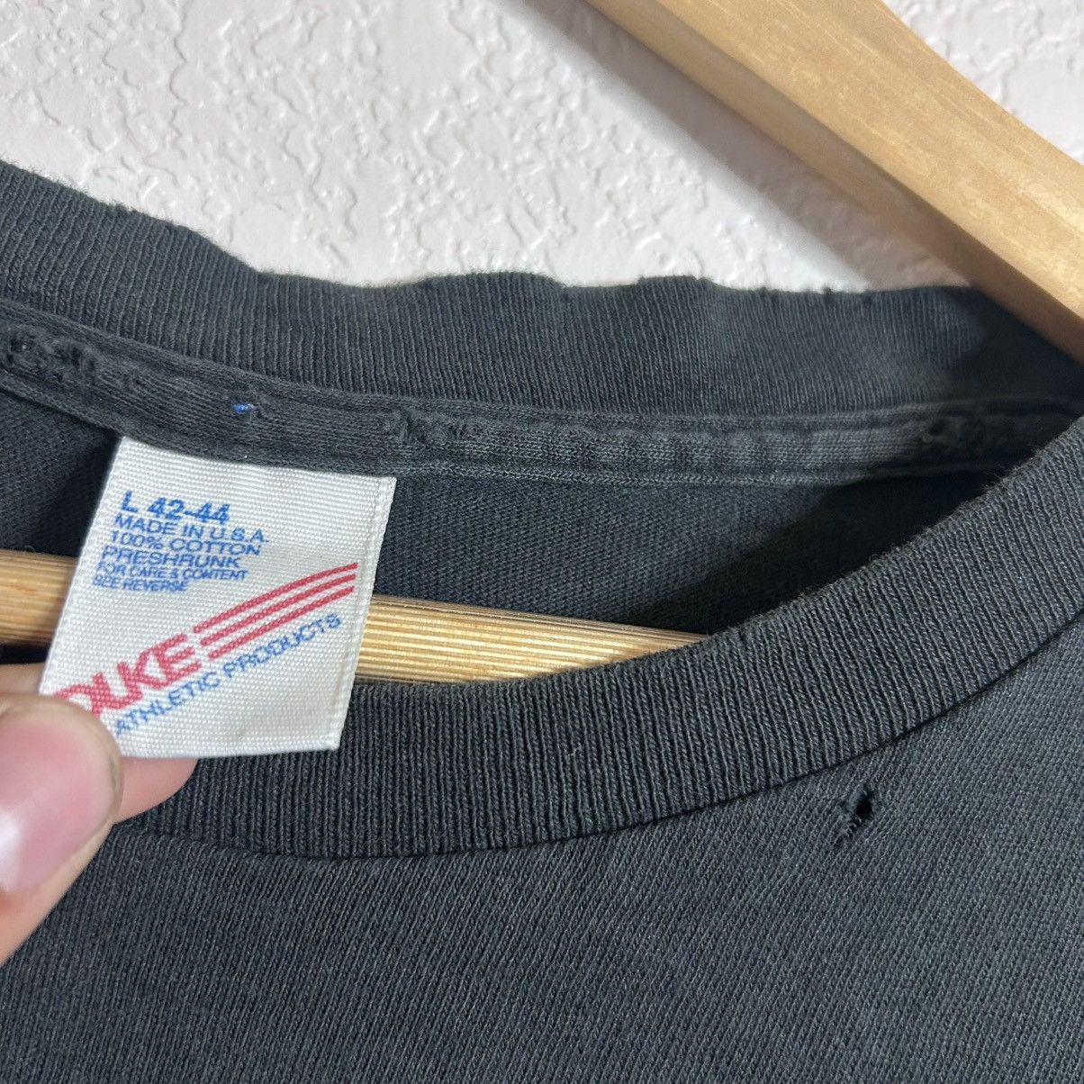 Hanes × Vintage Vintage duke faded black blank tee shirt Size US L / EU 52-54 / 3 - 3 Thumbnail