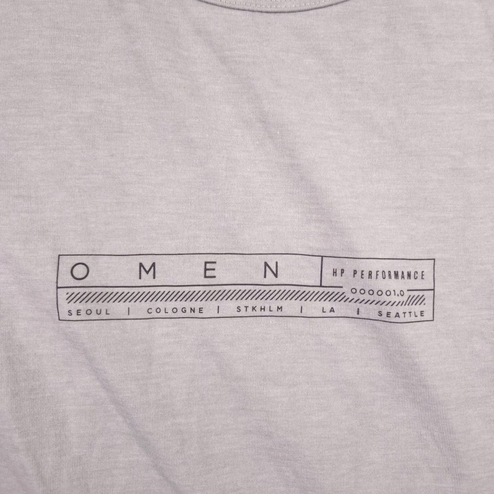 Vintage OMEN by HP Shirt Mens S Gray Gaming Graphic Tee Crewneck Short Sleeve Size US S / EU 44-46 / 1 - 5 Thumbnail