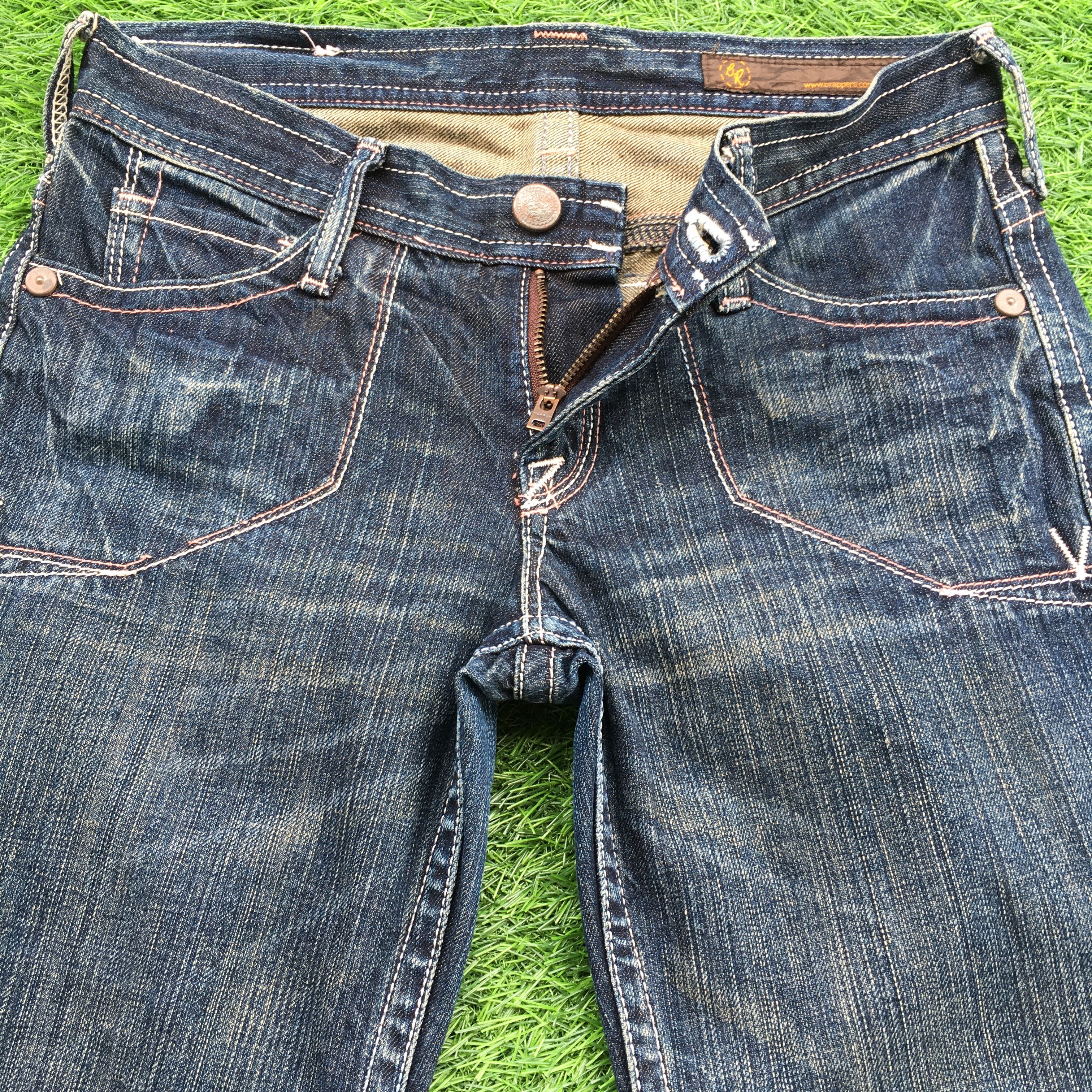 Japanese Brand Japan Low Rise Kick Flare Bootcut Jeans D-1225 Size 27" / US 4 / IT 40 - 3 Thumbnail
